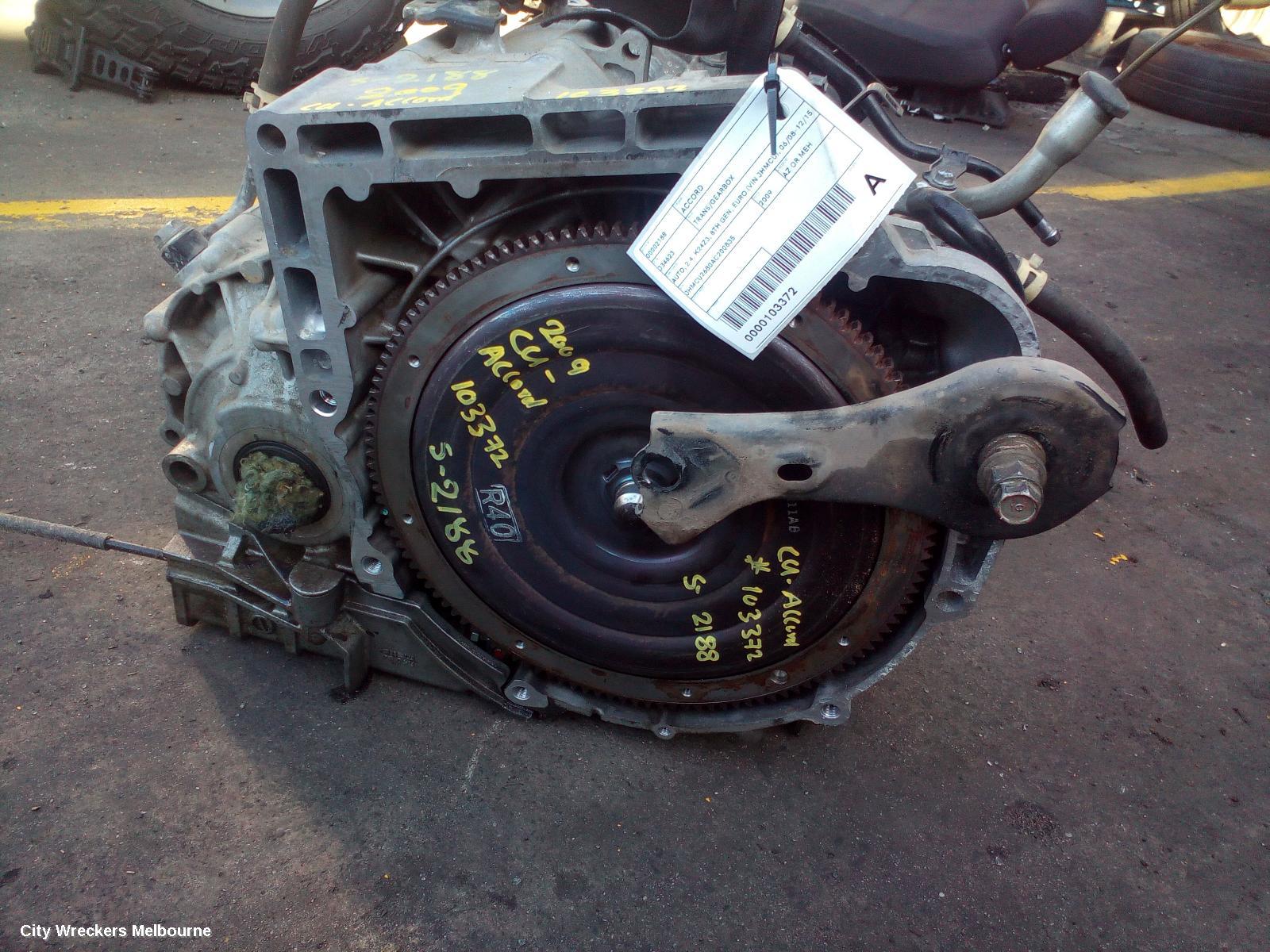 HONDA ACCORD TRANS/GEARBOX, AUTO, 2.4, K24Z3, 8TH GEN, EURO (VIN JHMCU), 06/2008 - 12/2015 - Image 2