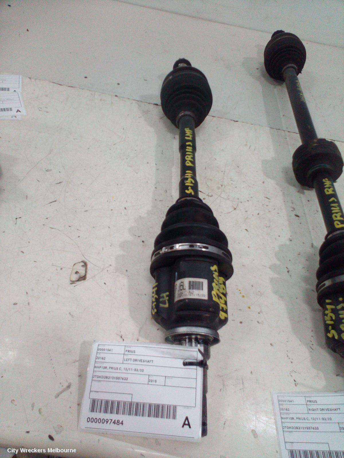 TOYOTA PRIUS LEFT DRIVESHAFT, NHP10R, PRIUS C, 12/2011 - 03/2020 - Image 3