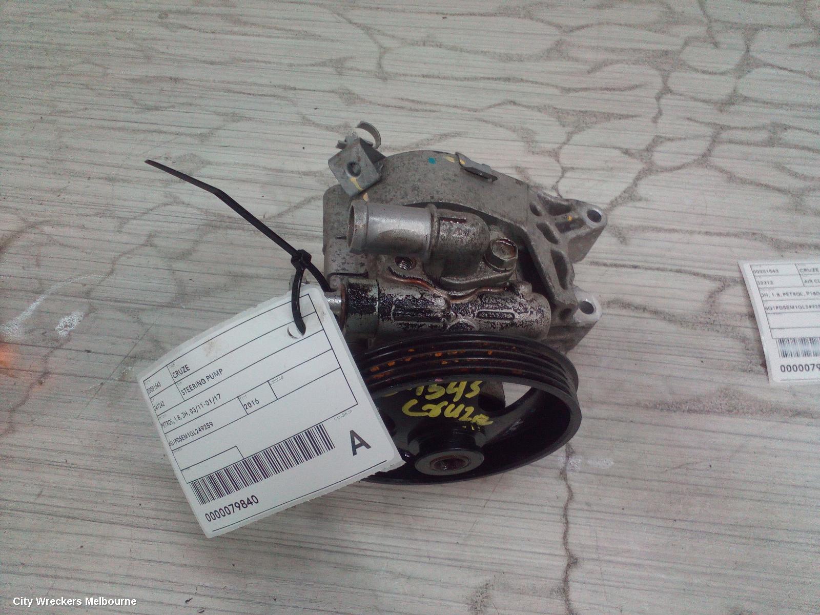 HOLDEN CRUZE STEERING PUMP, PETROL, 1.8, JH, 03/2011 - 01/2017 - Image 2