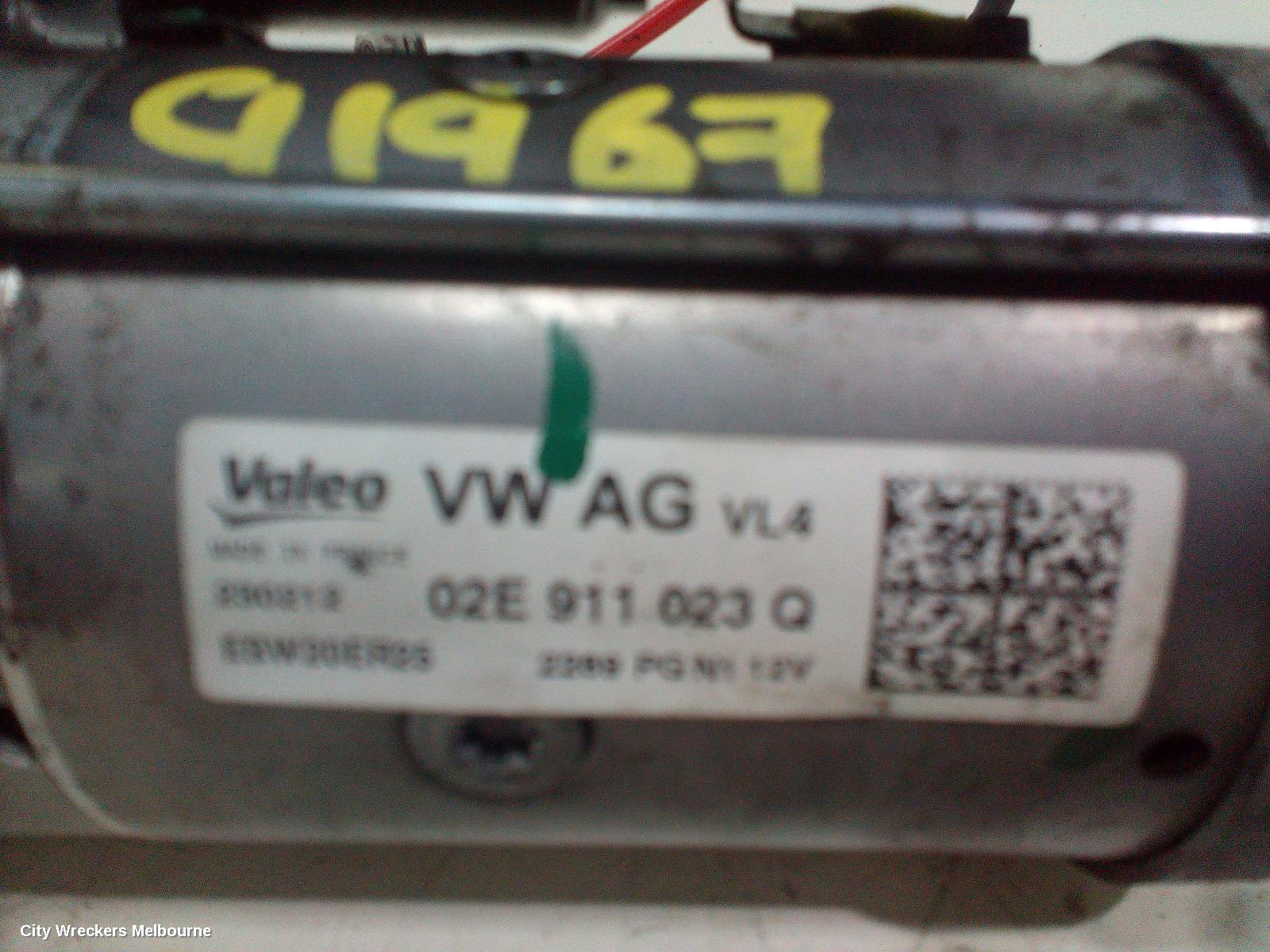 VOLKSWAGEN PASSAT STARTER, DIESEL, 2.0, VALEO, W/ STOP/START TYPE, 3C/MK6 B7/3CC, 04/2011 - 12/2016 - Image 1