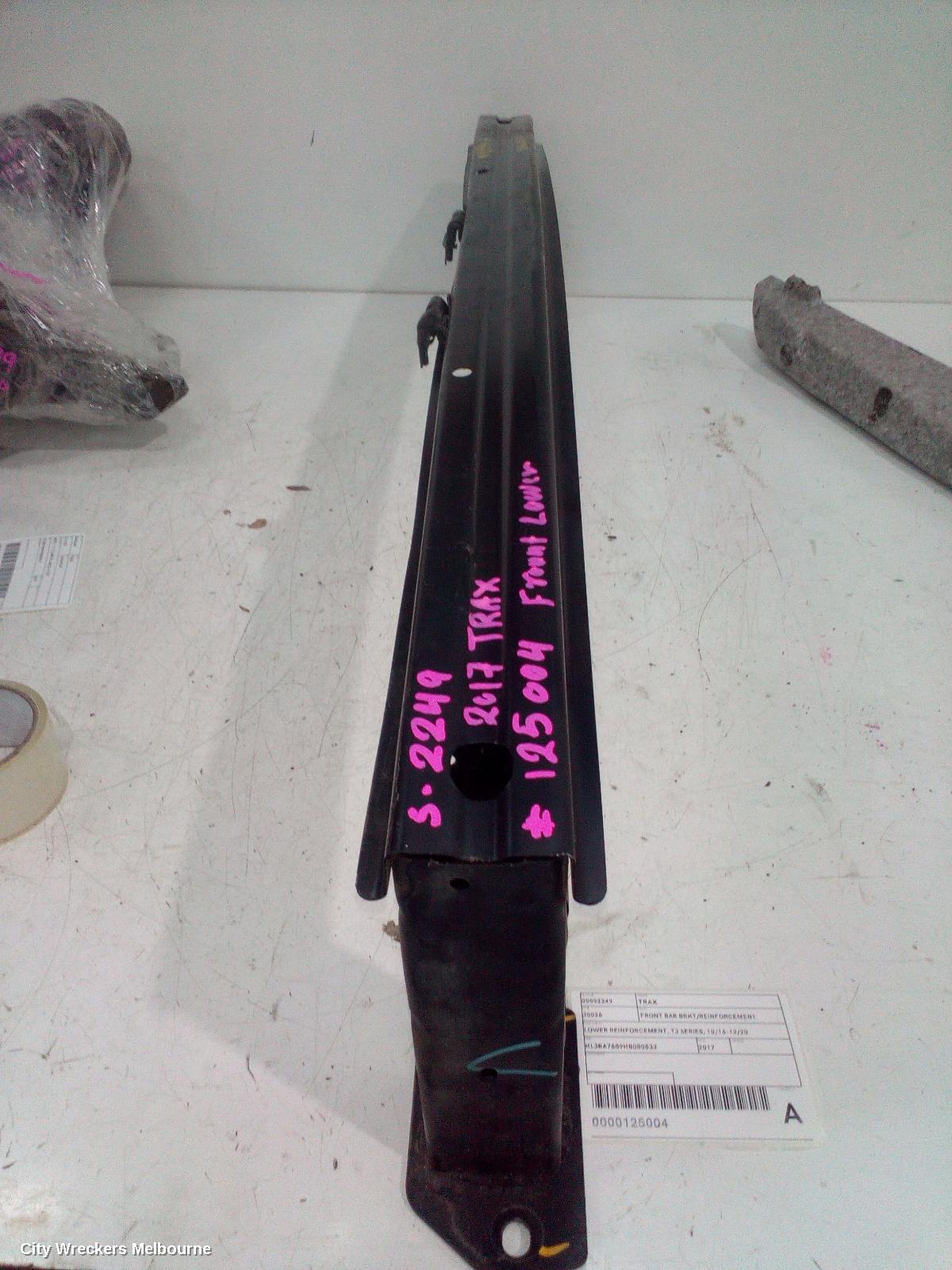 HOLDEN TRAX F/BAR REINFORC/BRACK, LOWER REINFORCEMENT, TJ SERIES, 10/2016 - 12/2020 - Image 1