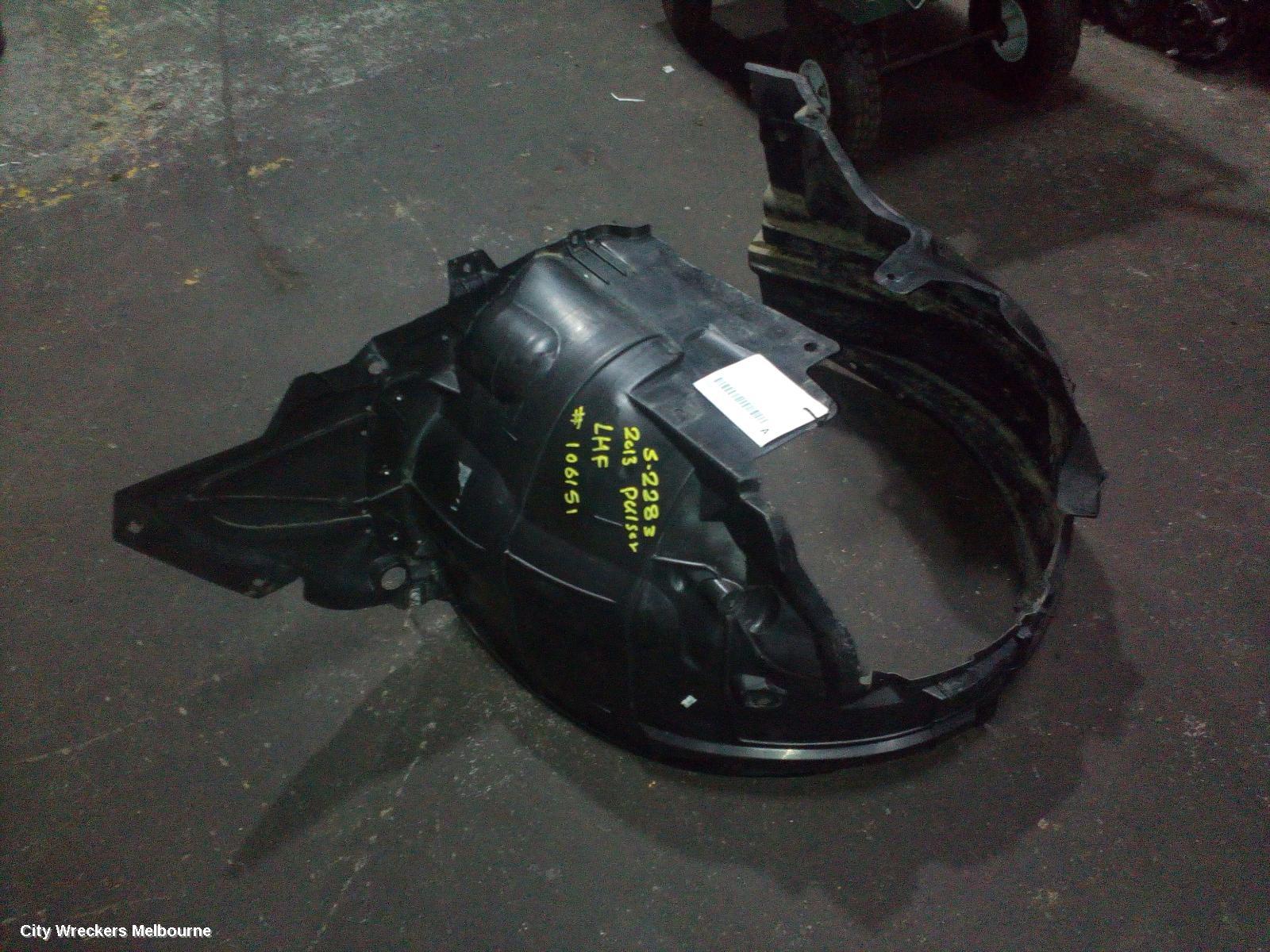 NISSAN PULSAR LEFT GUARD LINER, B17, SEDAN, 12/2012 - 12/2017 - Image 2