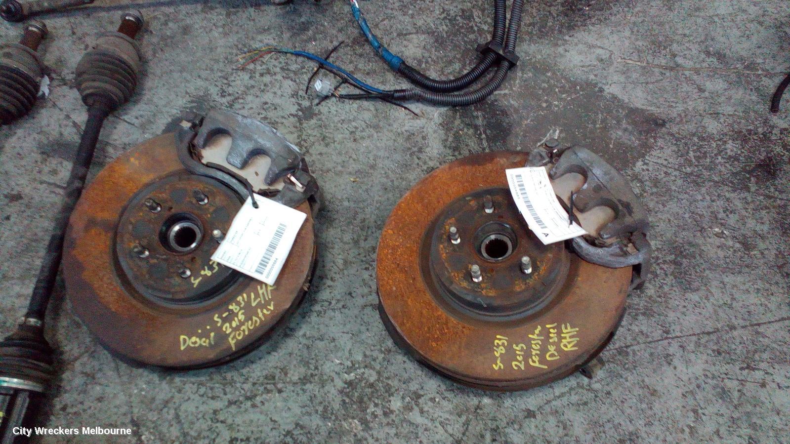SUBARU FORESTER RIGHT FRONT HUB ASSEMBLY, SJ, 12/2013 - 08/2018 - Image 2