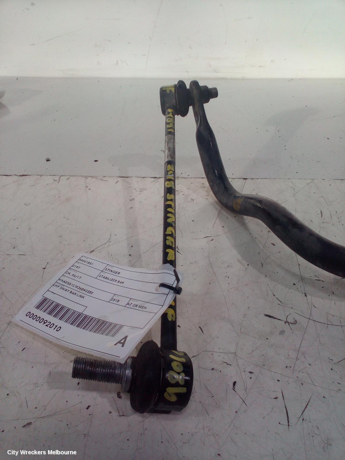 KIA STINGER STABILISER BAR, CK, 06/2017 - 04/2023 - Image 2