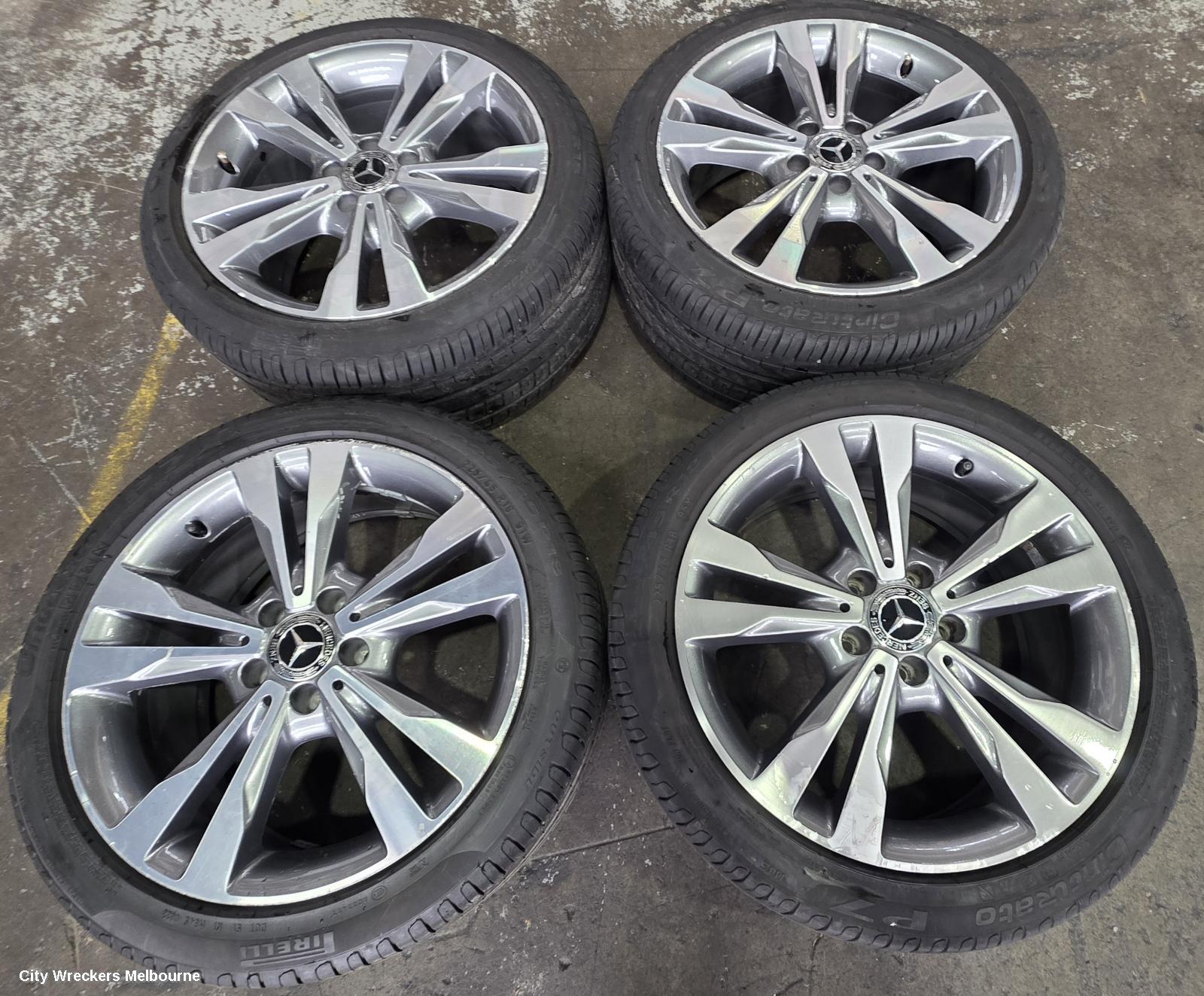 MERCEDES C CLASS WHEEL MAG, FACTORY, 18X7.5IN, 22R STAMPED ON WHEEL, FRONT, W205/S205, 06/2014 - 09/2021 - Image 1