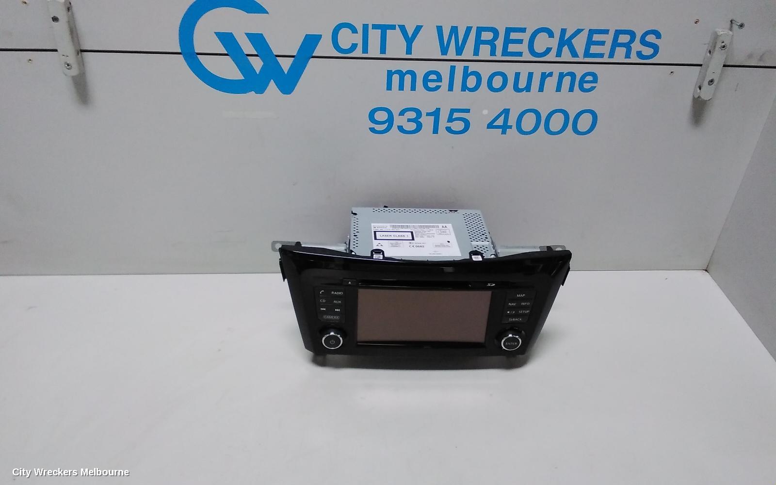 NISSAN QASHQAI RADIO/CD/DVD/SAT/TV, DISPLAY & HEAD UNIT, SAT NAV TYPE, J11, 06/2014 ONWARDS - Image 1