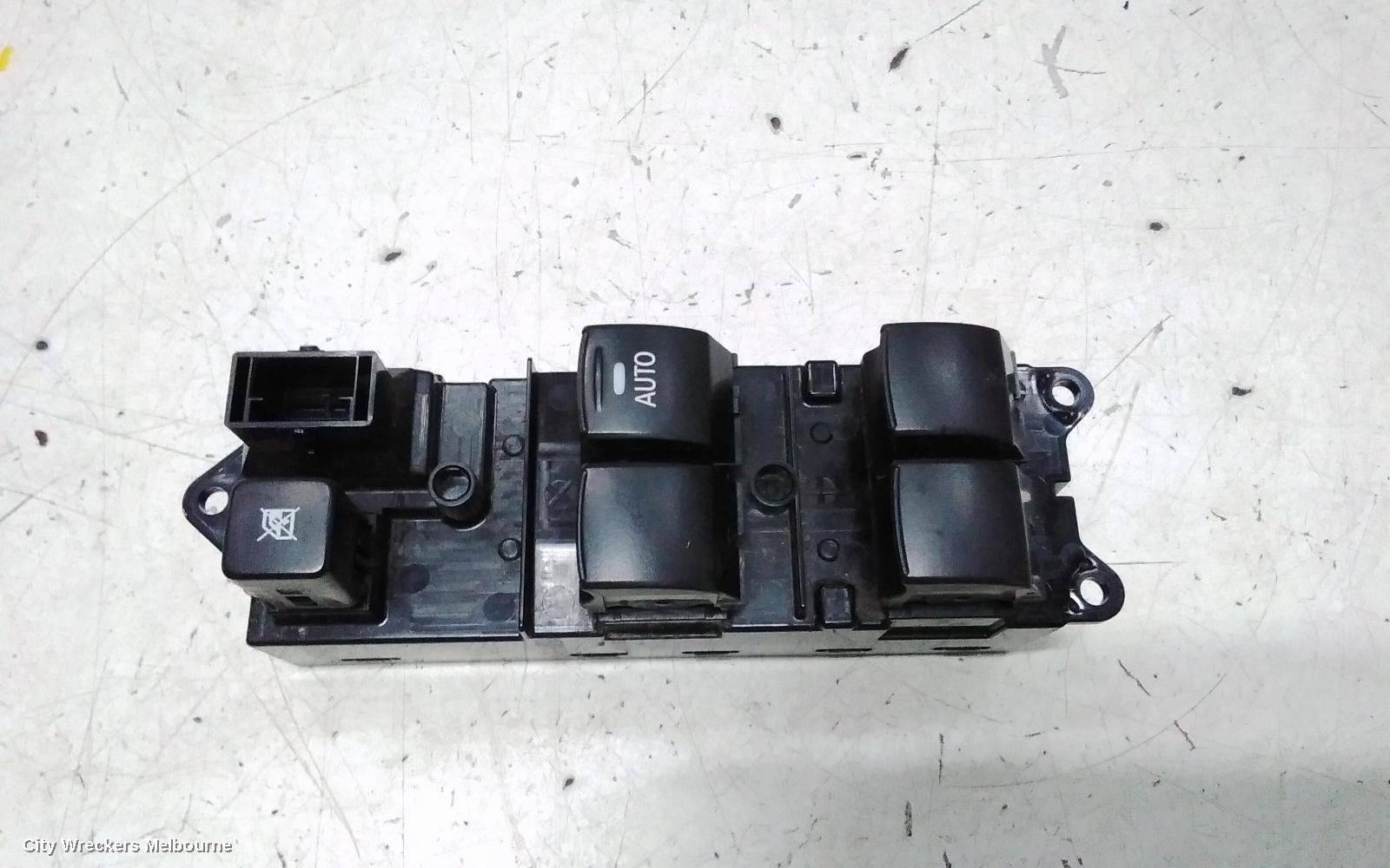 MITSUBISHI MIRAGE PWR DR WIND SWITCH, RH FRONT (MASTER SWITCH), LA-LB, HATCH, 12/2012 - 12/2024 - Image 2