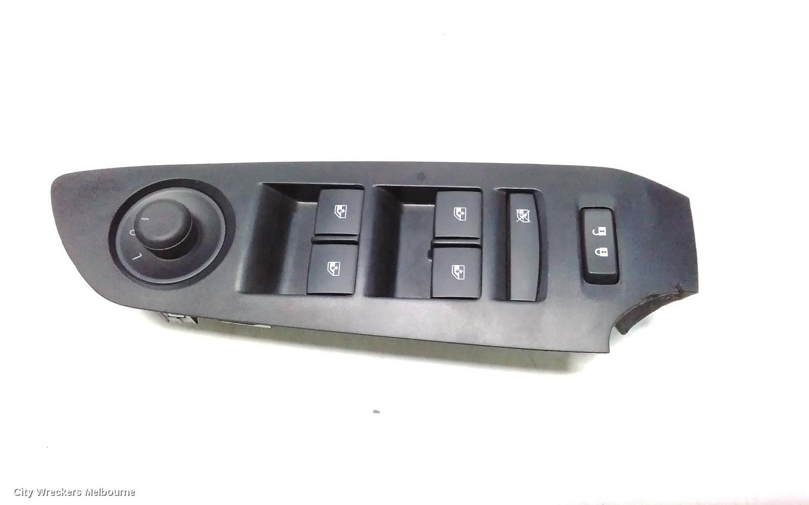 HOLDEN TRAX PWR DR WIND SWITCH, RH FRONT (MASTER SWITCH), SQUARE STYLE PLUG, TJ SERIES, 09/2016 - 12/2020 - Image 2