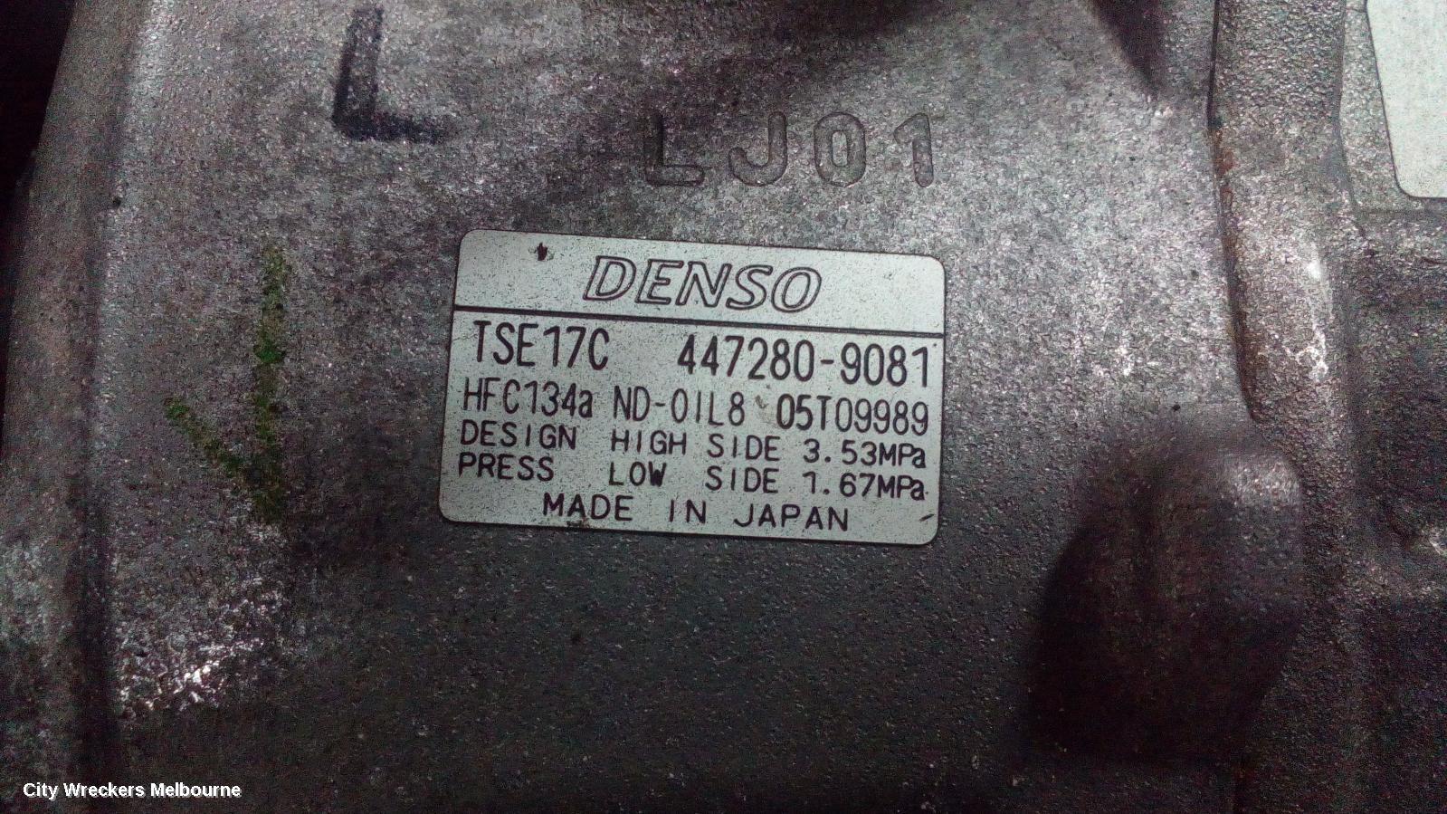 TOYOTA CAMRY A/C COMPRESSOR, ASV50, 2.5, 2AR-FE, 12/2011 - 10/2017 - Image 2