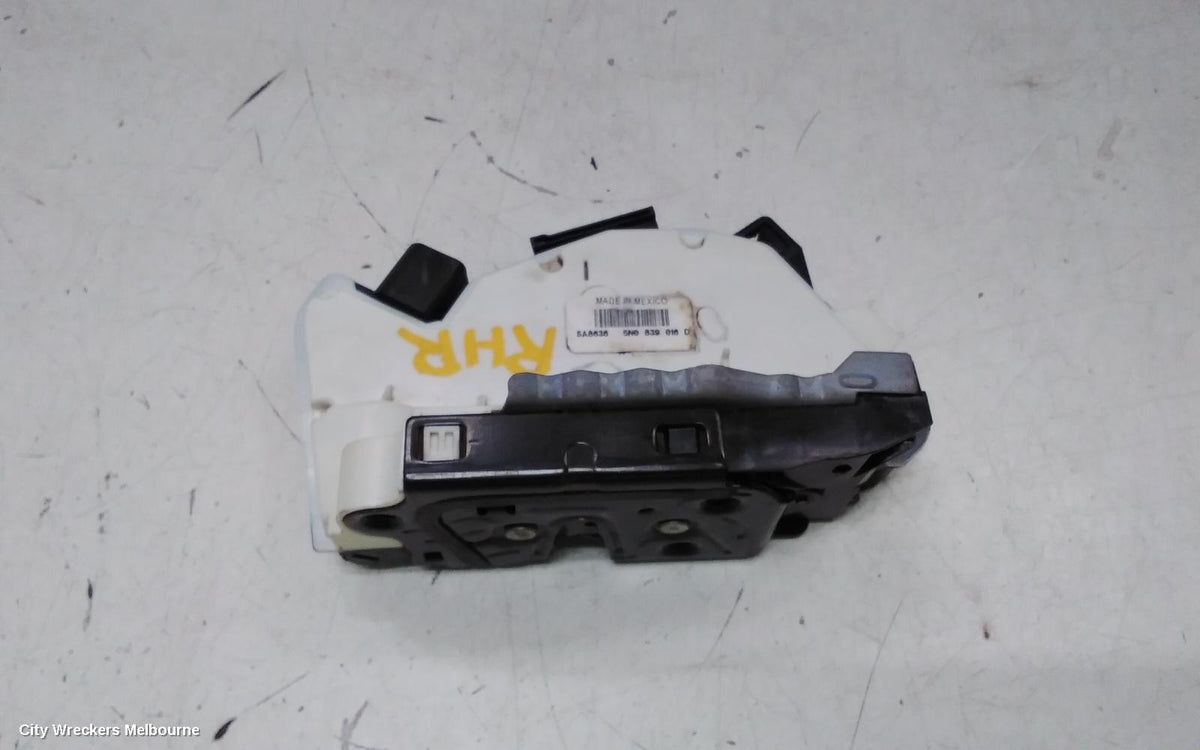 VOLKSWAGEN AMAROK DOOR/BOOT/GATE LOCK, RIGHT REAR DOOR LOCK, P/N 5N0839016D, 2H, 10/2010 - 09/2022 - Image 1