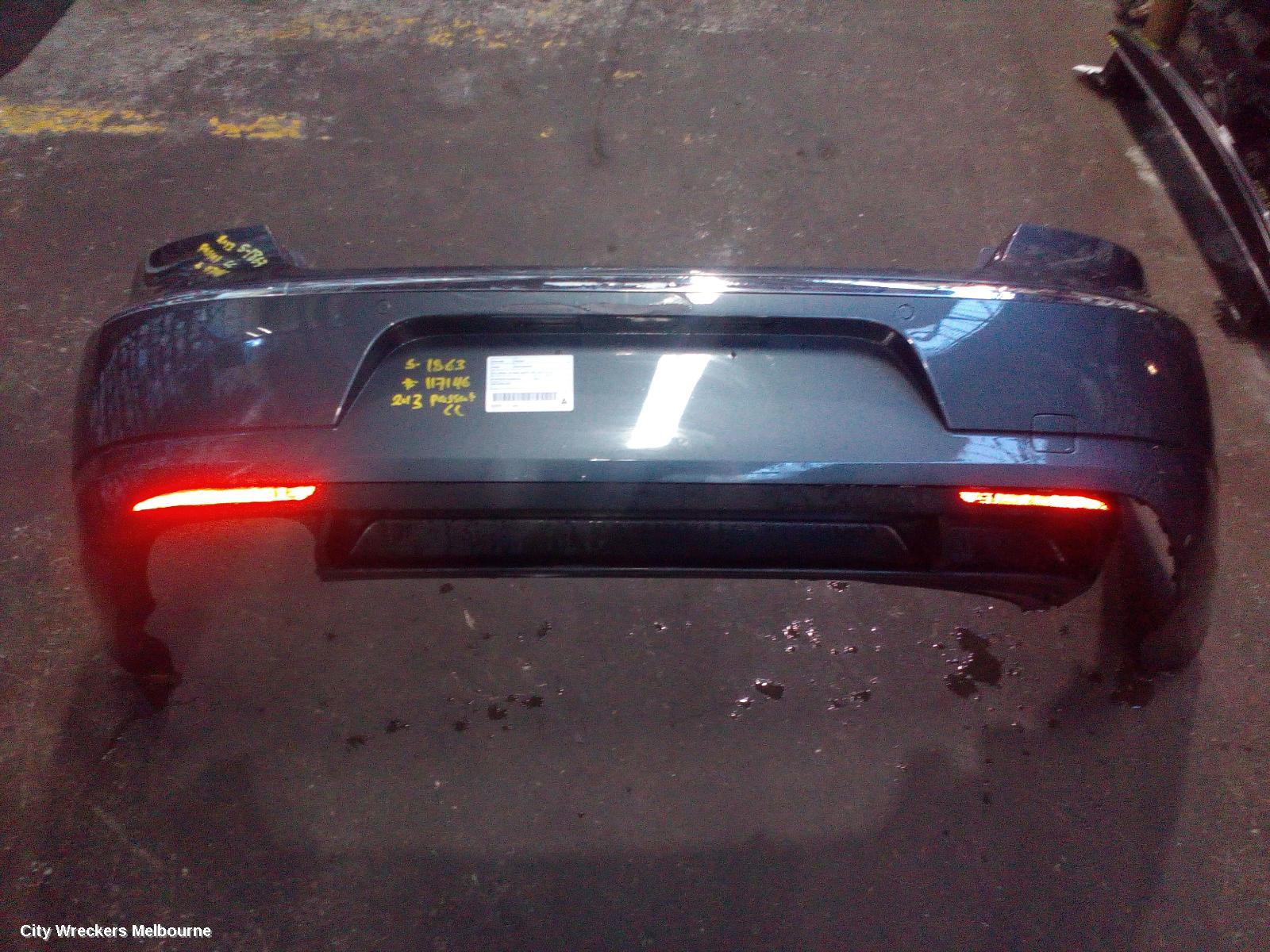 VOLKSWAGEN PASSAT REAR BUMPER, 3CC, SEDAN, W/ PARK ASSIST TYPE, 03/2012 - 01/2016 - Image 2