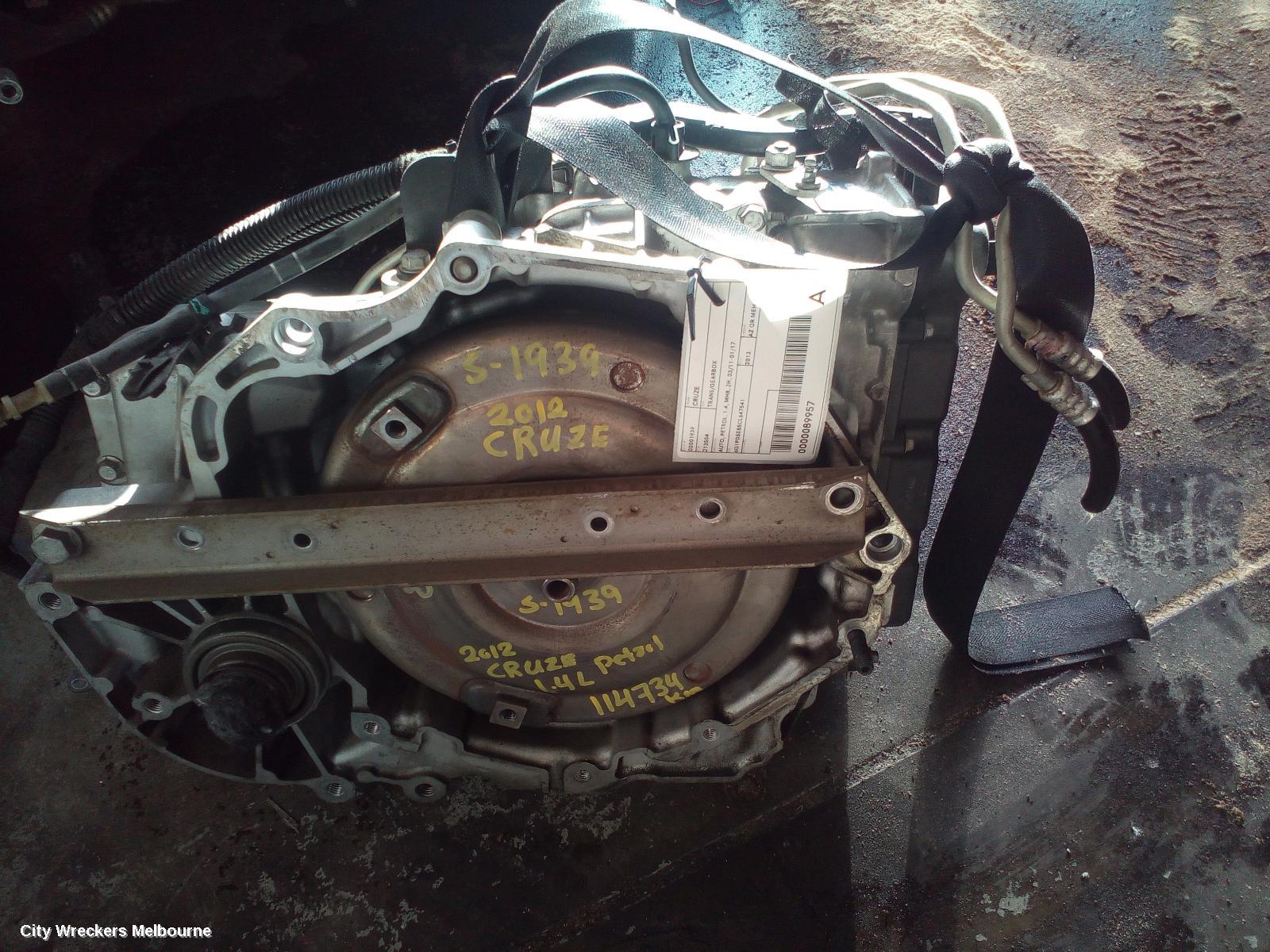 HOLDEN CRUZE TRANS/GEARBOX, AUTO, PETROL, 1.4, MH8, JH, 03/2011 - 01/2017 - Image 1