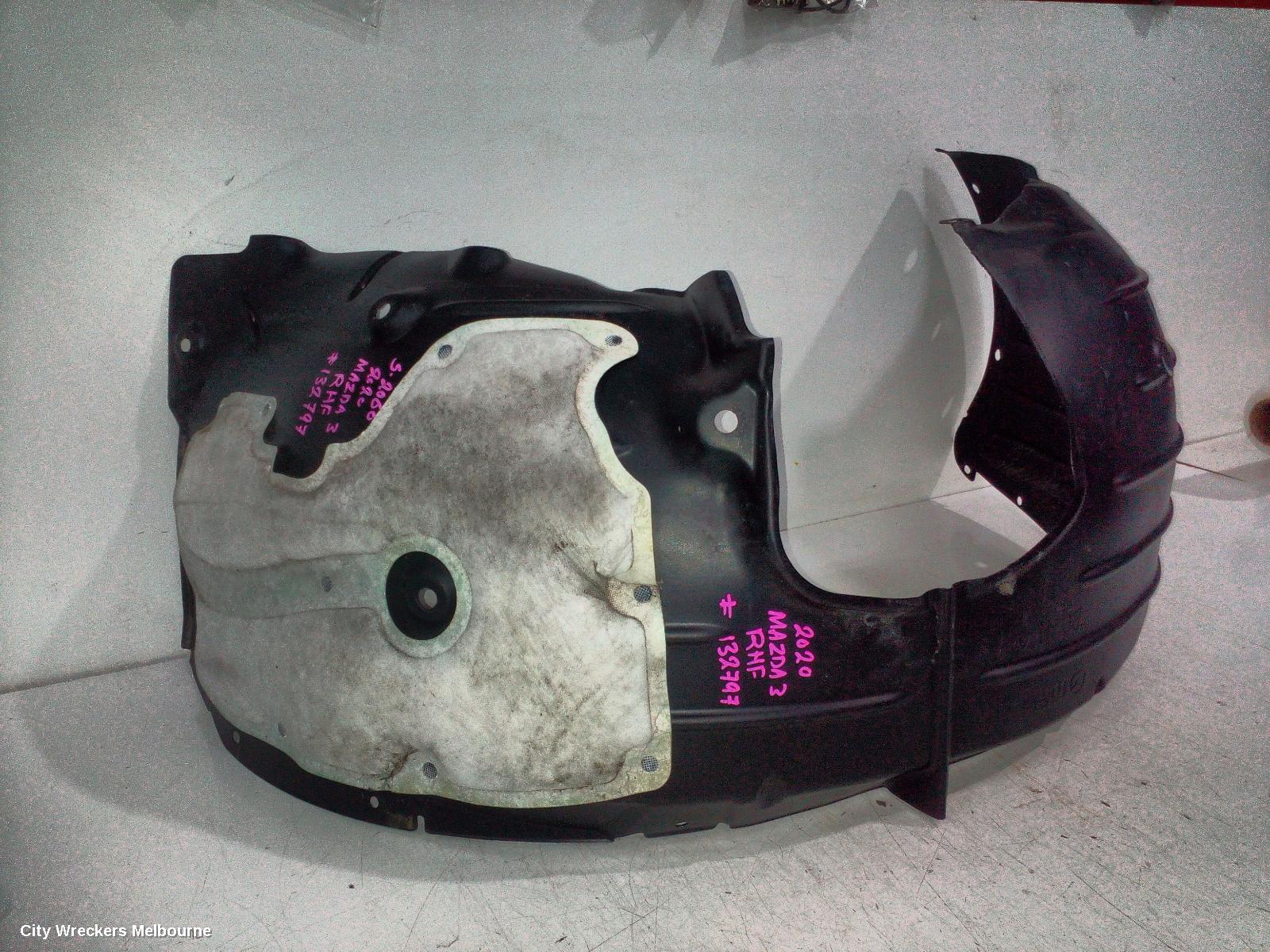 MAZDA 3 RIGHT GUARD LINER, BP, FRONT, SEDAN, 03/2019 ONWARDS - Image 3