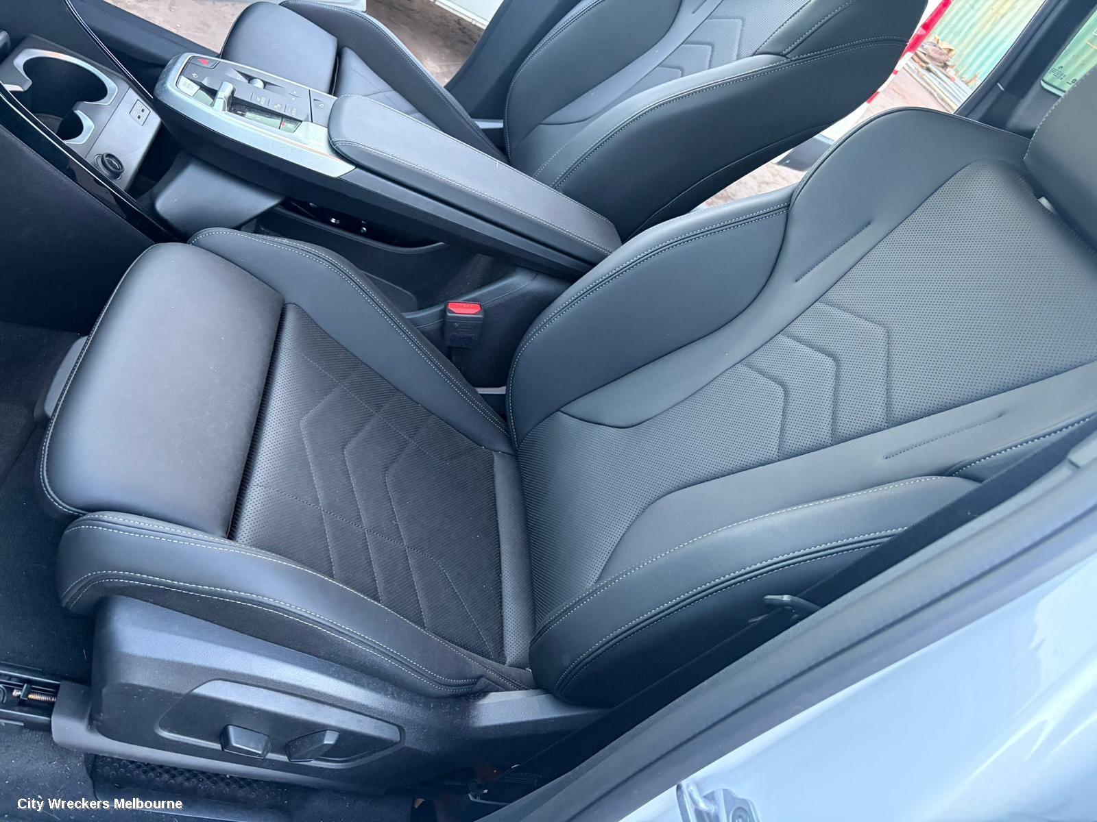 BMW X1 FRONT SEAT, LH FRONT, LEATHER, BLACK, U11, 07/2022 ONWARDS - Image 1