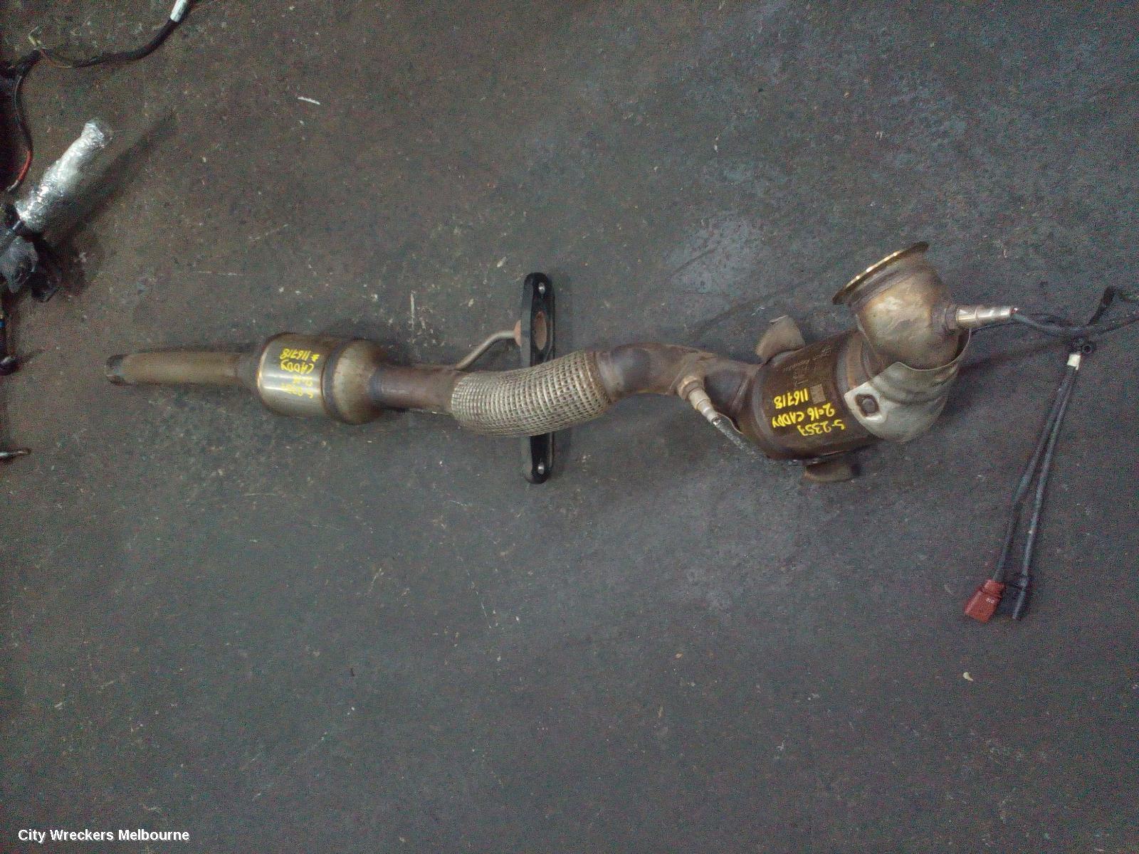 VOLKSWAGEN CADDY CATALYTIC CONVERTER, DOWNPIPE-CAT TYPE, 1.2, PETROL, CYVC CODE, 2KN, 07/2015 - 02/2021 - Image 2