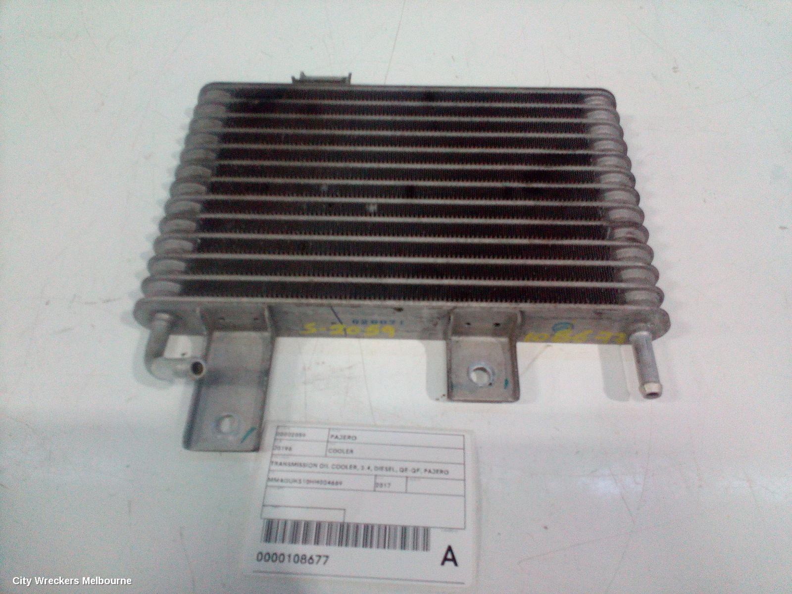 MITSUBISHI PAJERO COOLER, TRANSMISSION OIL COOLER, 2.4, DIESEL, QE-QF, PAJERO SPORT, 10/2015 ONWARDS - Image 1
