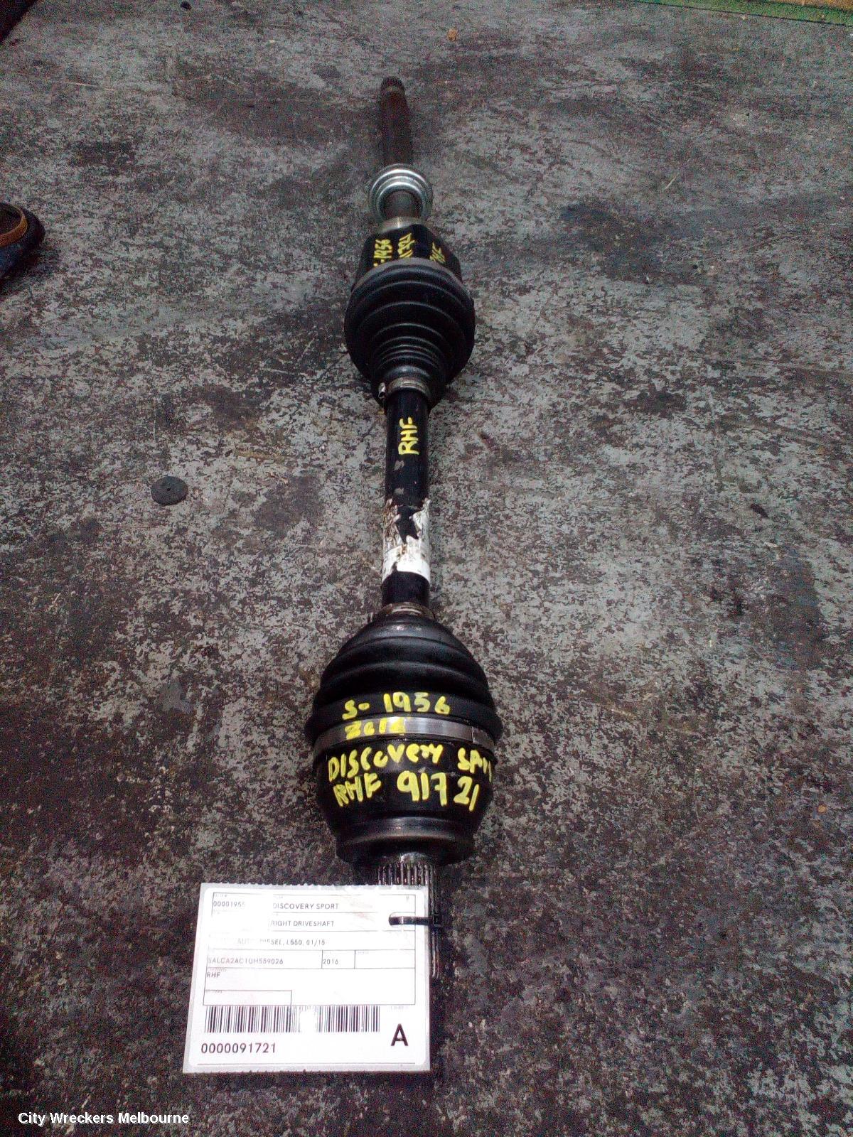 LAND ROVER DISCOVERY SPORT RIGHT DRIVESHAFT, FRONT, AUTO, DIESEL, L550, 01/2015 ONWARDS - Image 1