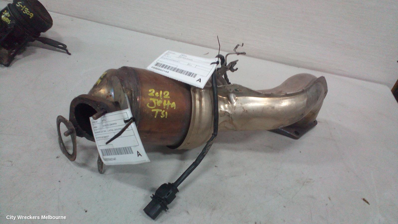 VOLKSWAGEN JETTA CATALYTIC CONVERTER, DOWNPIPE-CAT TYPE, 1.4, PETROL, CAVD/CTHD CODE, 1B, 02/2011 - 12/2017 - Image 1