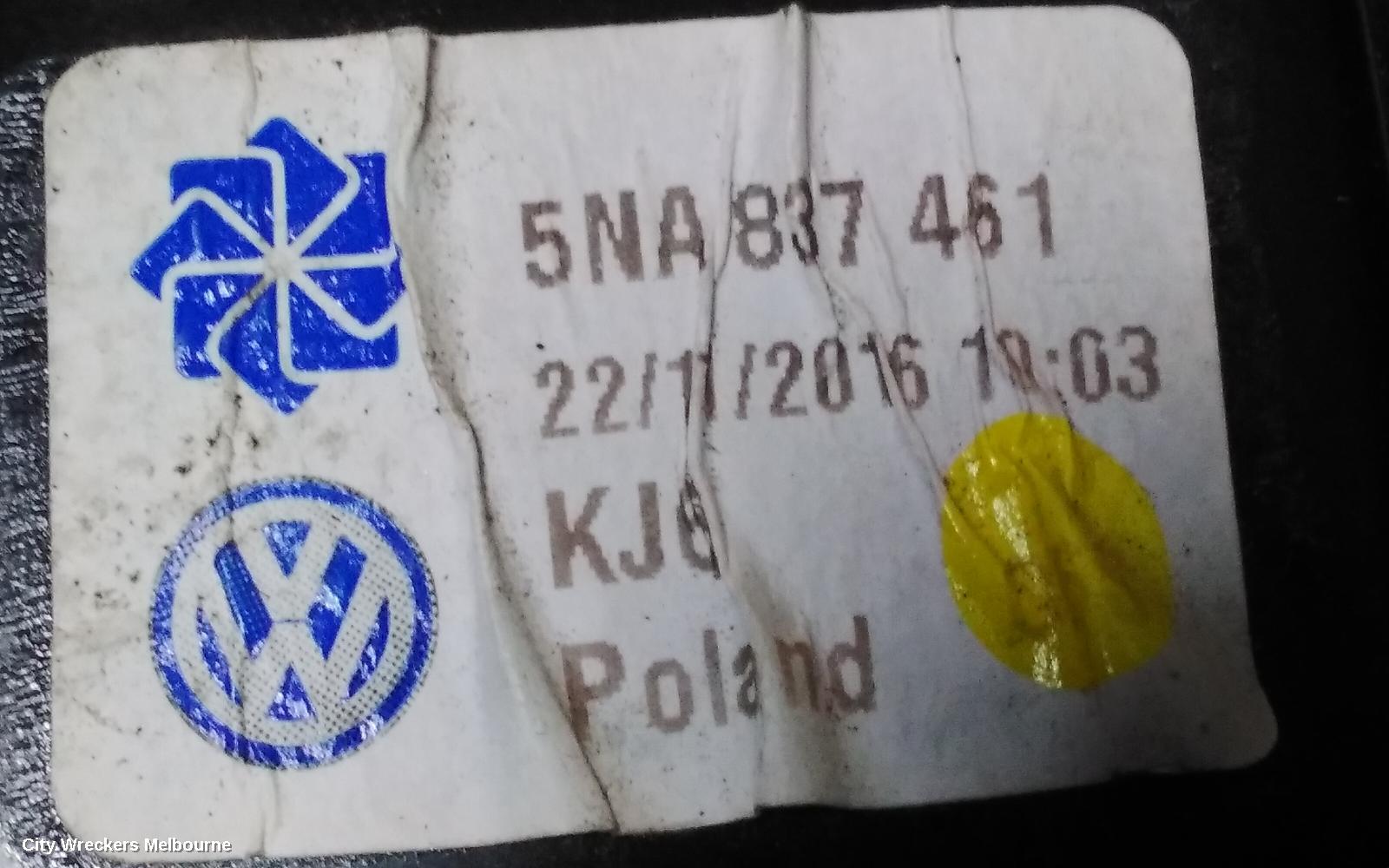 VOLKSWAGEN TIGUAN LEFT FRONT WINDOW REG/MOTOR, DOOR REG ASSY (REG AND MOTOR), 5NA, 06/2016 ONWARDS - Image 2