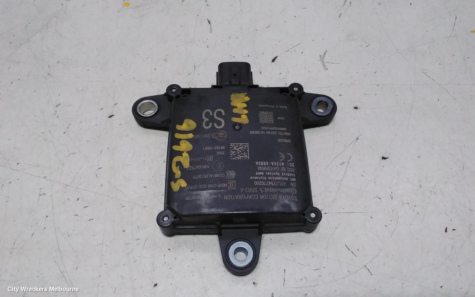TOYOTA C-HR, GEN 1, 12/2016 - 09/2023, CCAB14LP5730T6 LHR BLIND SPOT MODULE: 142268 - Image 1
