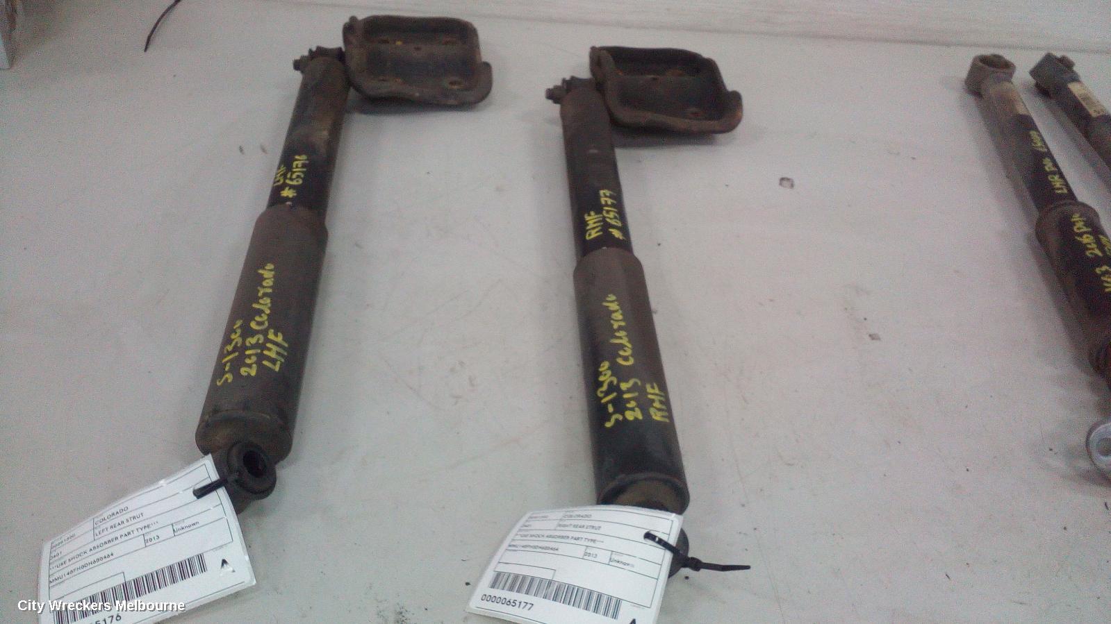 HOLDEN COLORADO RIGHT REAR STRUT, ***USE SHOCK ABSORBER PART TYPE*** - Image 2