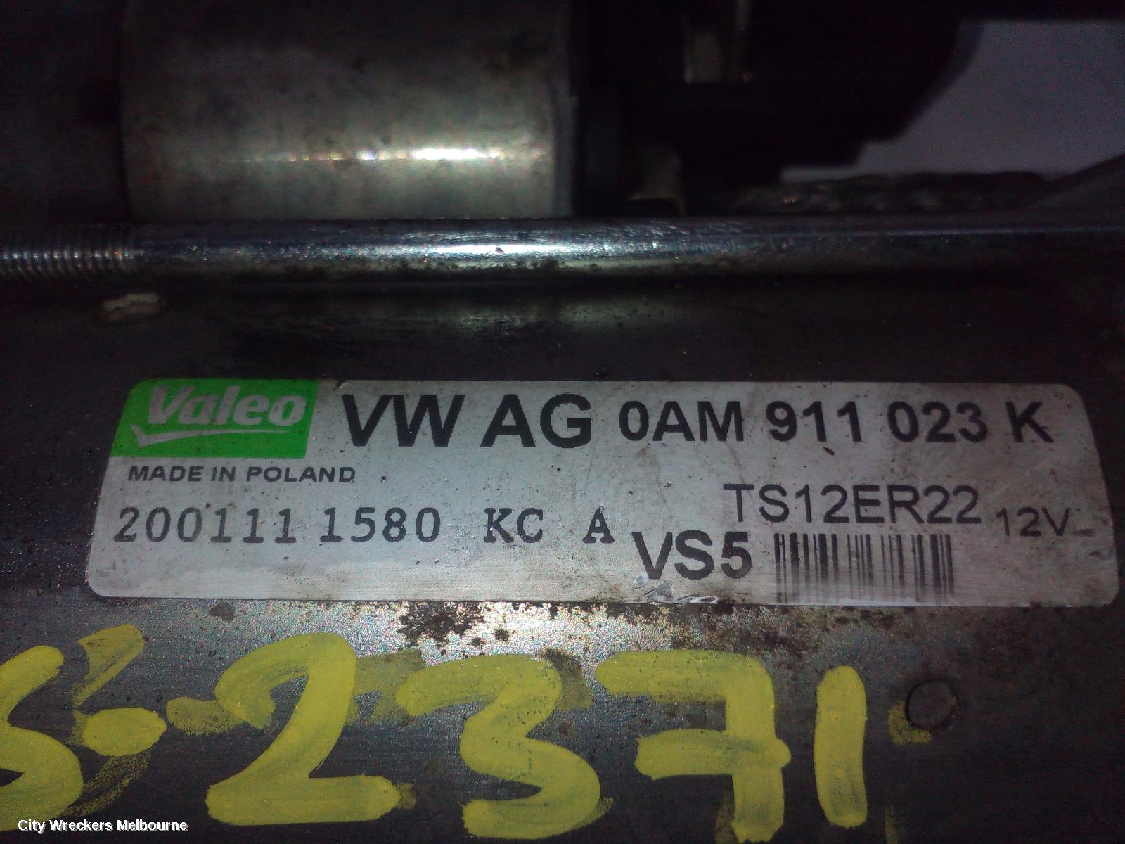 VOLKSWAGEN GOLF STARTER, PETROL, 1.4, GEN 6, 10/2008 - 01/2016 - Image 3