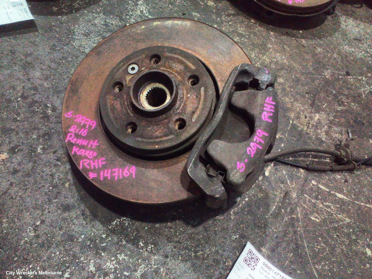 RENAULT KANGOO RIGHT FRONT HUB ASSEMBLY, X61, 10/2010 - 02/2022 - Image 2
