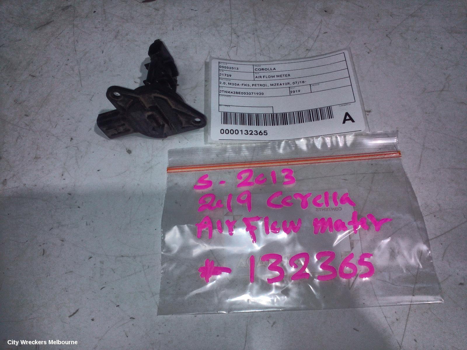 TOYOTA COROLLA AIR FLOW METER, 2.0, M20A-FKS, PETROL, MZEA12R, 07/2018 ONWARDS - Image 1