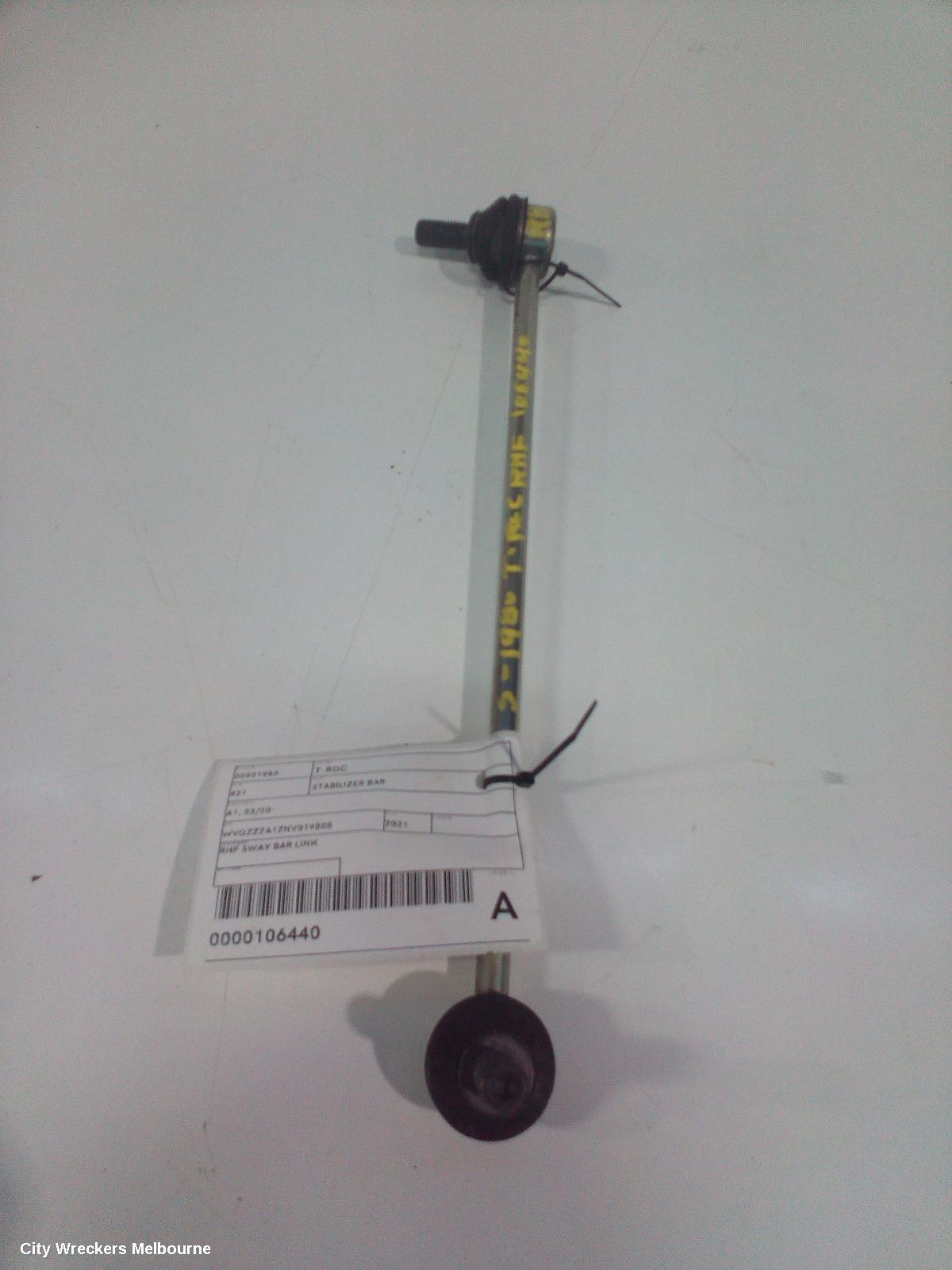 VOLKSWAGEN T-ROC STABILISER BAR, A1, 03/2020 - 12/2025 - Image 2