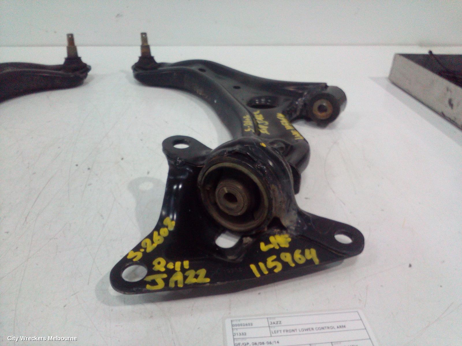 HONDA JAZZ LEFT FRONT LOWER CONTROL ARM, GE/GP, 08/2008 - 06/2014 - Image 1