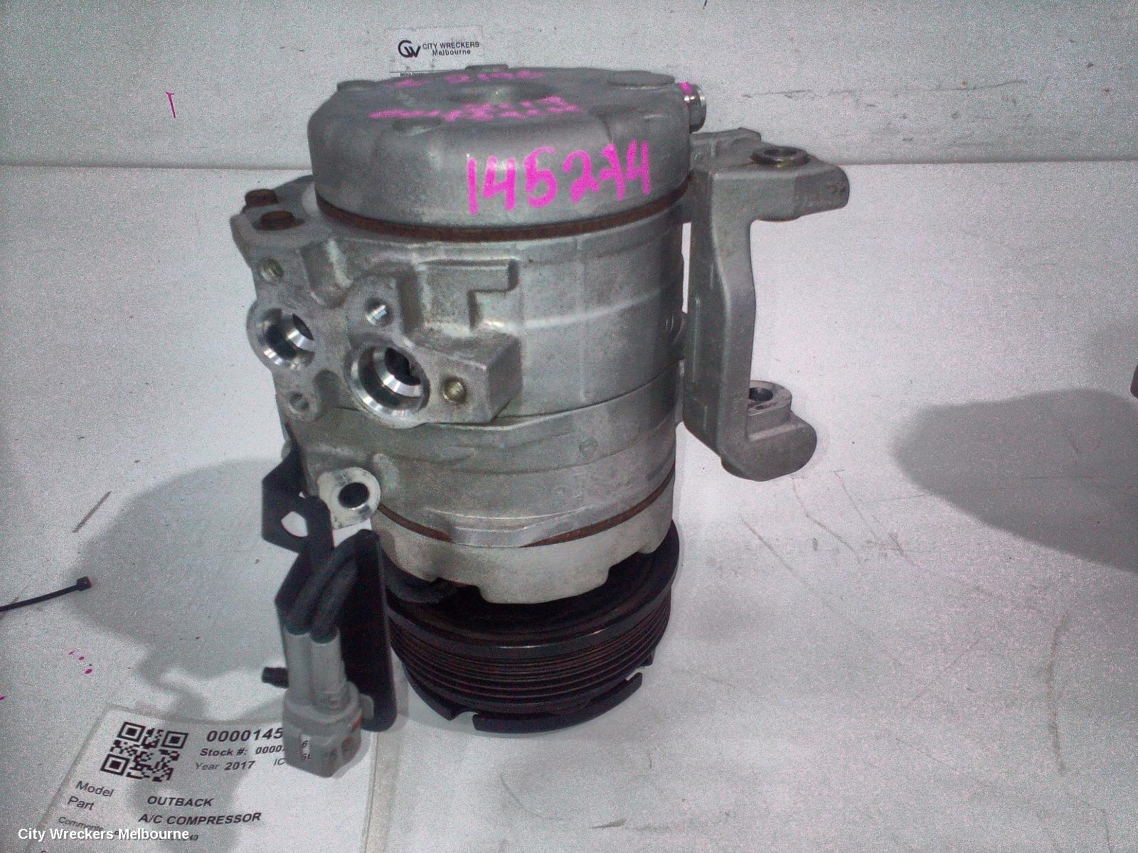 SUBARU OUTBACK A/C COMPRESSOR, 6TH GEN, 2.0, EE20, DIESEL, 08/2014 - 12/2020 - Image 1