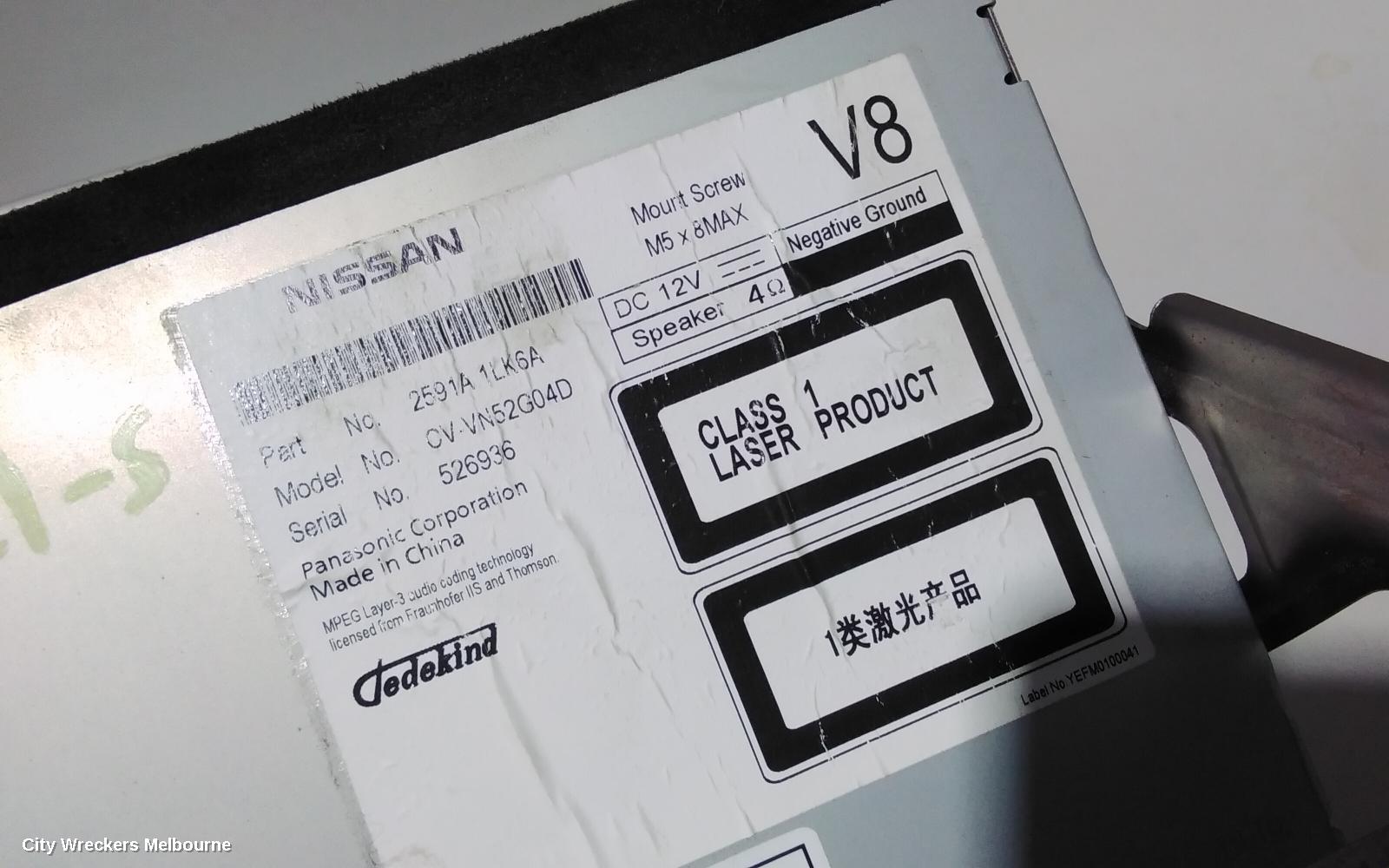 NISSAN PATHFINDER RADIO/CD/DVD/SAT/TV, DISPLAY UNIT, 7IN NON SAT NAV TYPE, R52, 10/2013 - 11/2016 - Image 3