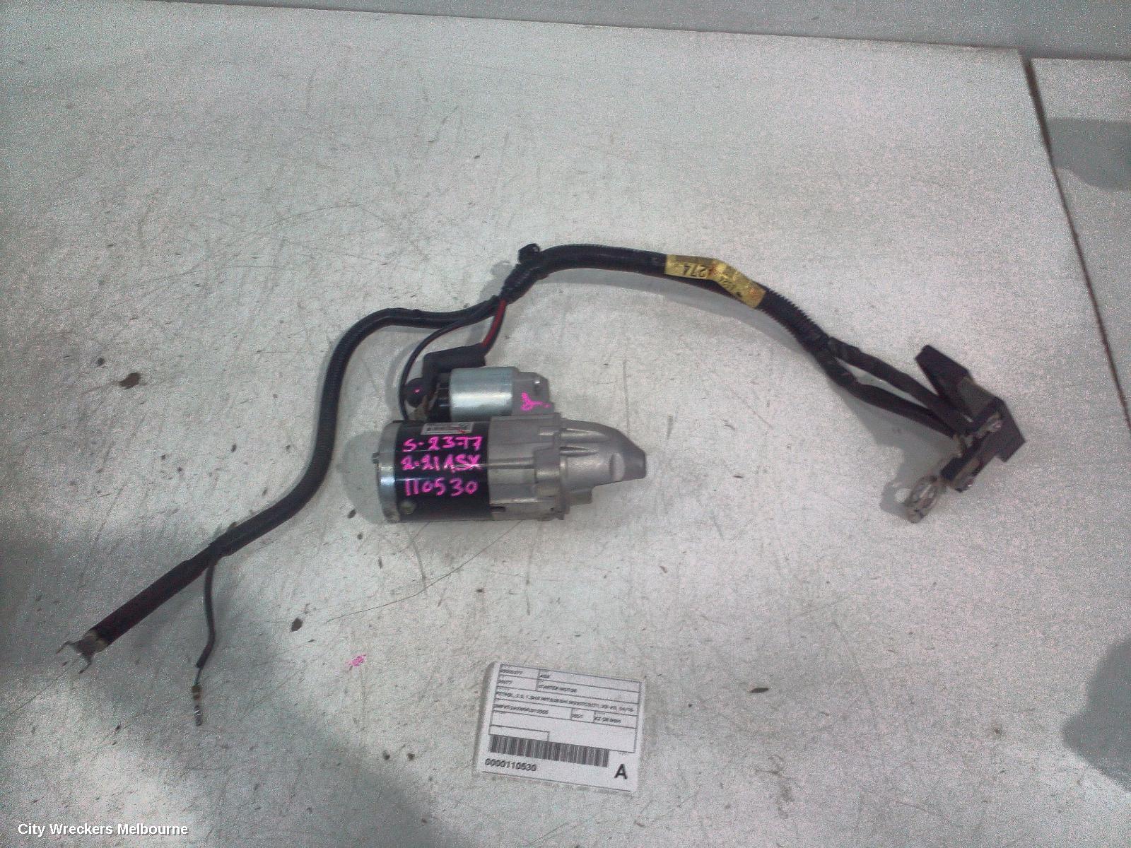 MITSUBISHI ASX STARTER, PETROL, 2.0/2.4, 1.3KW MITSUBISHI M000T38771, XA-XD, 05/2010 ONWARDS - Image 3