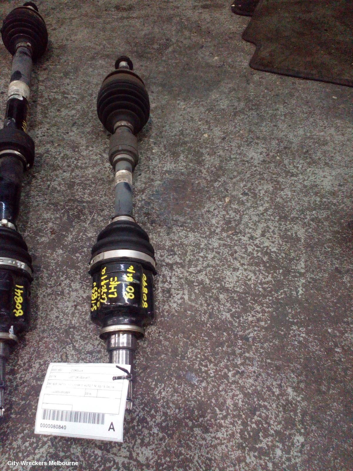 TOYOTA COROLLA LEFT DRIVESHAFT, ZRE182R, HATCH, NON HYBRID, AUTO T/M, 03/2015 - 06/2018 - Image 1