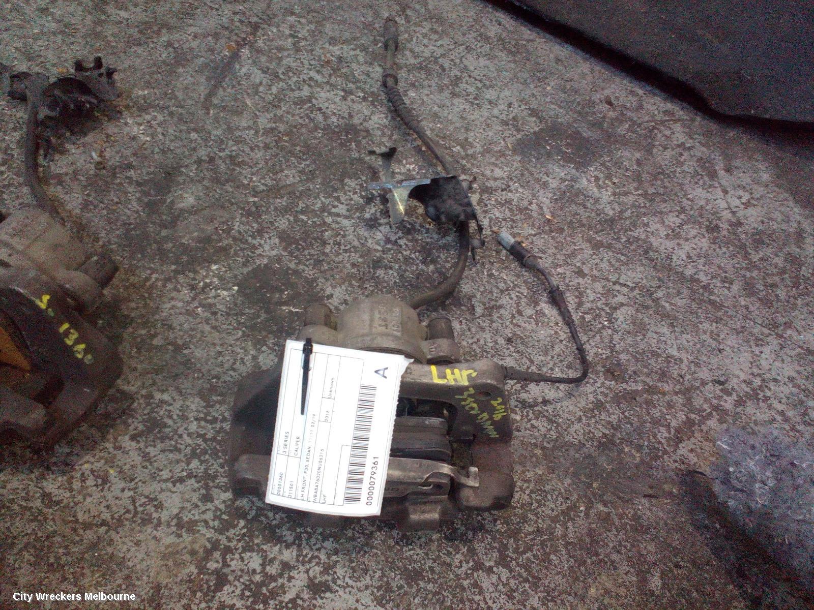 BMW 3 SERIES CALIPER, LH FRONT, 312MM ROTOR, GREY, NON M SPORT, SEDAN, F30, 11/2011 - 02/2019 - Image 1