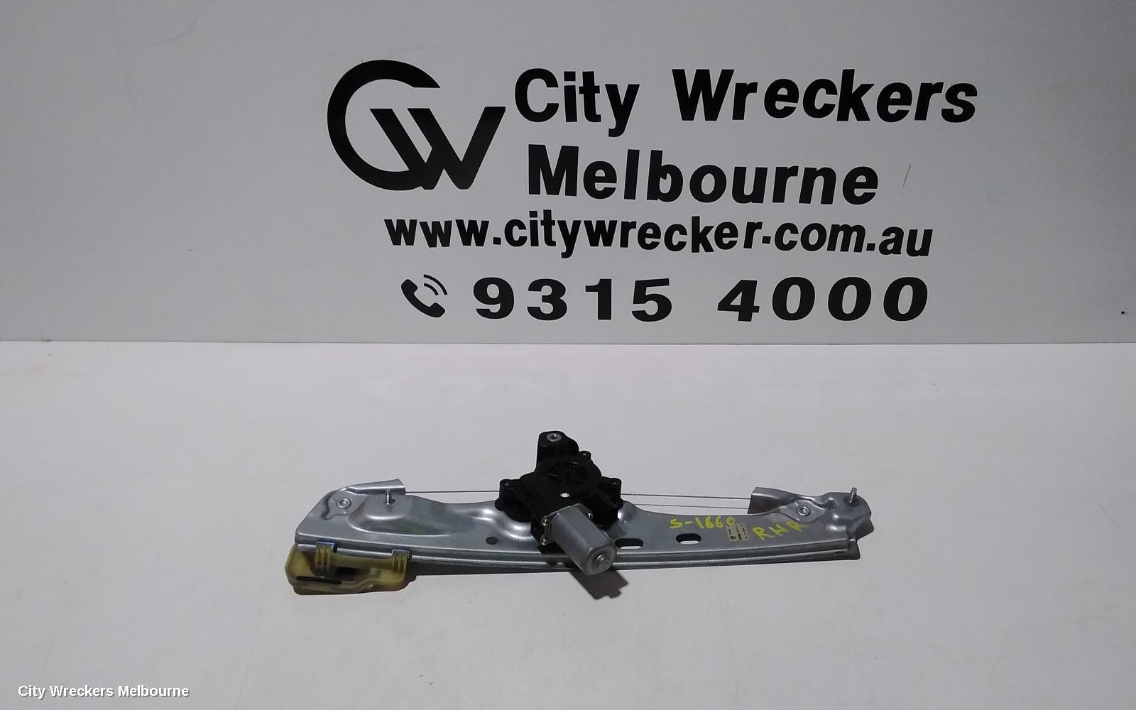 HOLDEN ASTRA LEFT REAR WND REG/MOTOR, BK, 5DR HATCH, 09/2016 ONWARDS - Image 1