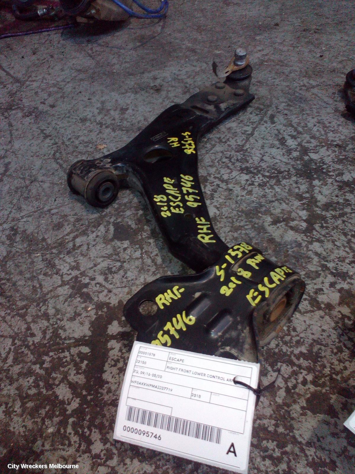 FORD ESCAPE RIGHT FRONT LOWER CONTROL ARM, ZG, 09/2016 - 05/2020 - Image 2