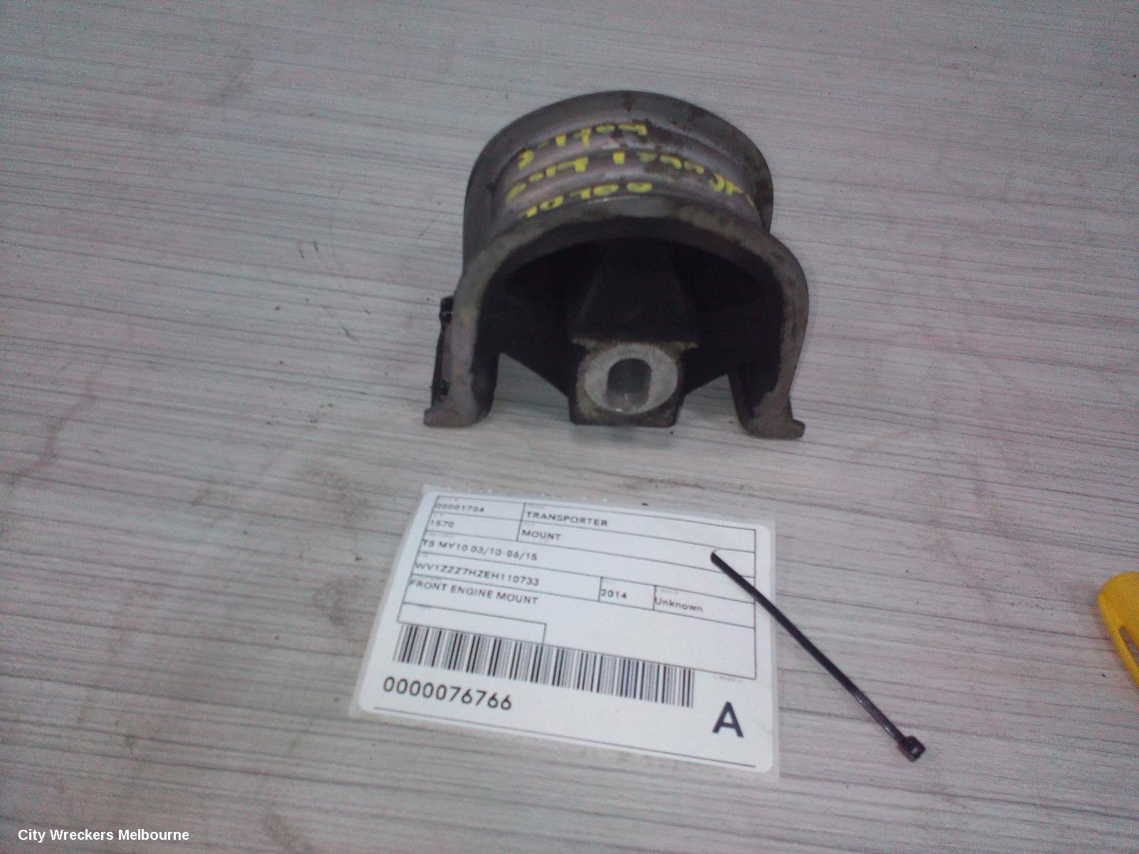 VOLKSWAGEN TRANSPORTER MOUNT, ENGINE MOUNT (FRONT), DIESEL, 2.0, TURBO, T5-T6, CAAC CODE, 03/2010 ONWARDS - Image 2