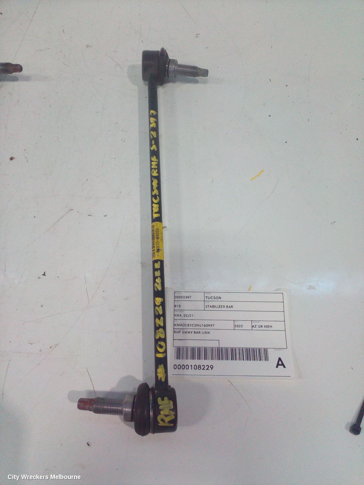HYUNDAI TUCSON STABILISER BAR, NX4, 02/2021 ONWARDS - Image 2