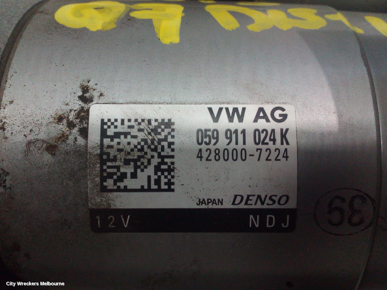AUDI Q7 STARTER, DIESEL, 3.0, DENSO, 4L, 09/2010 - 08/2015 - Image 2
