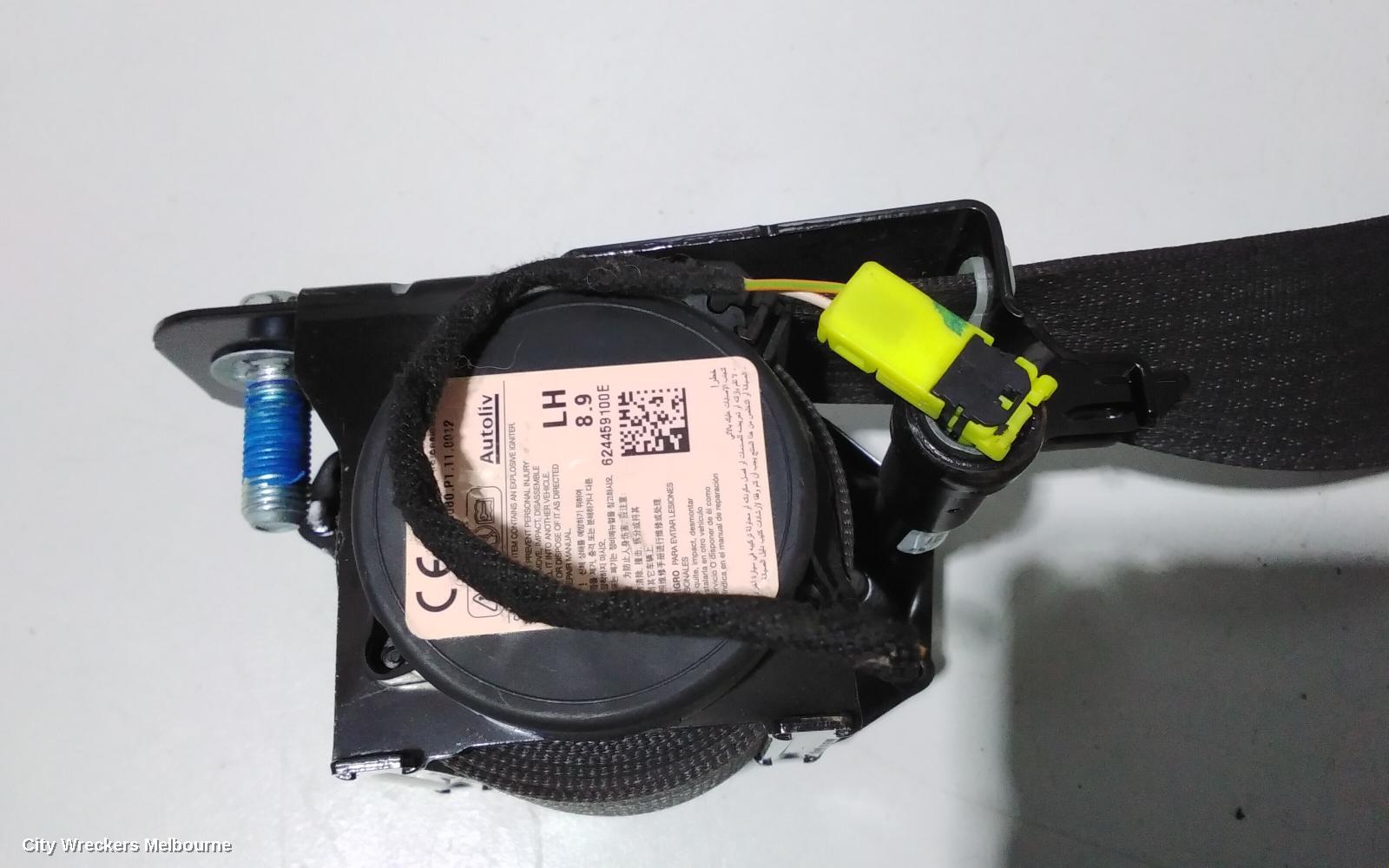 HOLDEN COLORADO SEATBELT/STALK, LH FRONT, SEAT BELT ONLY, DUAL CAB, RG, 01/2012 - 06/2016 - Image 3