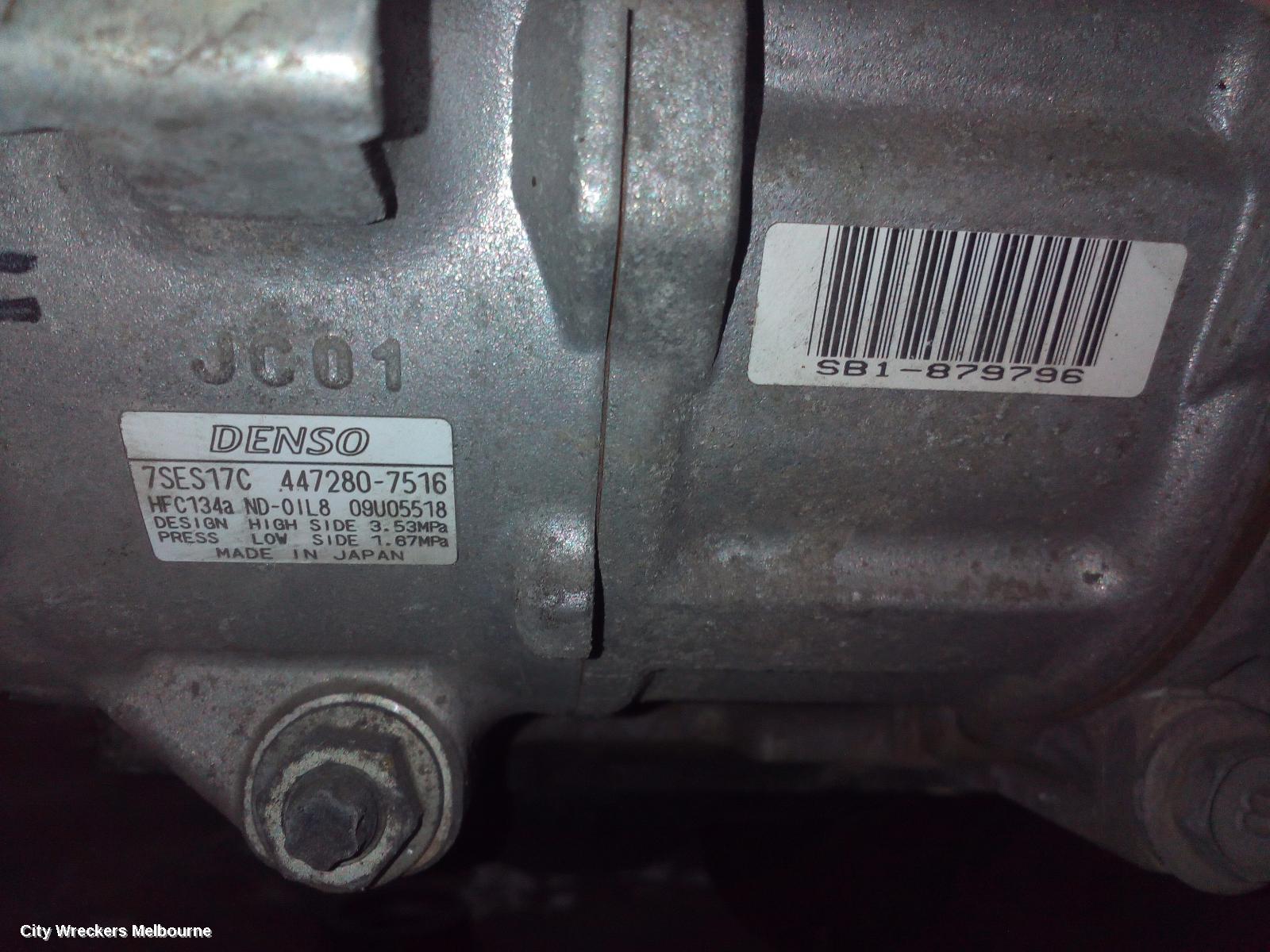 TOYOTA RAV4 A/C COMPRESSOR, ZSA42R, 2.0, PETROL, 12/2012 - 11/2018 - Image 1