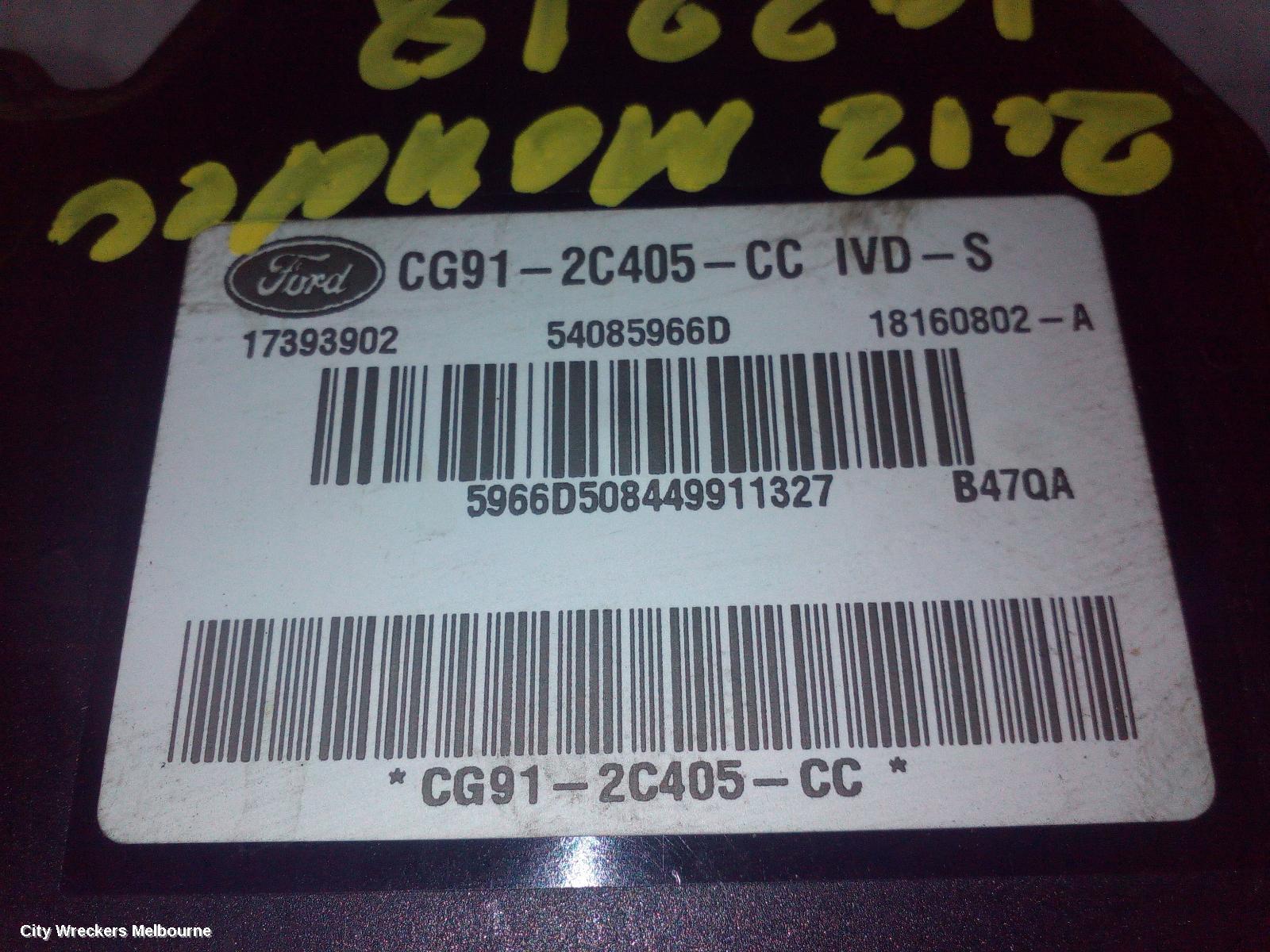 FORD MONDEO ABS PUMP/MODULATOR, MA-MC, 10/2007 - 12/2014 - Image 2