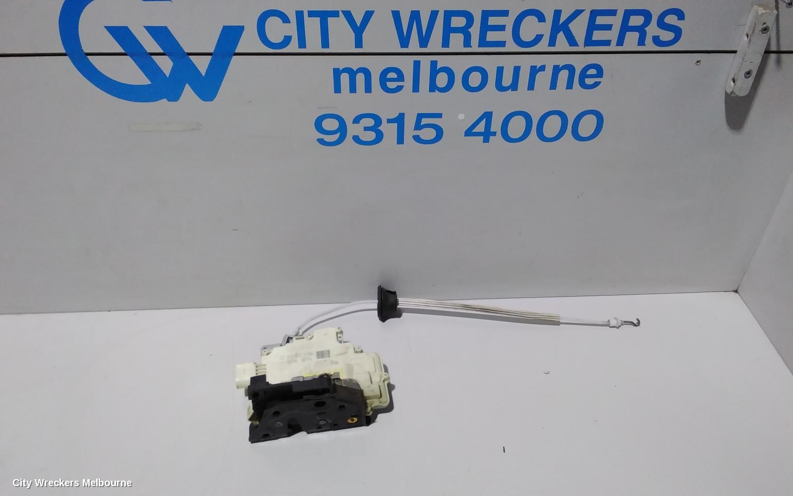 AUDI Q7 DOOR/BOOT/GATE LOCK, LEFT FRONT DOOR LOCK, 4L, P/N 3C2837015A, 09/2006 - 11/2009 - Image 1