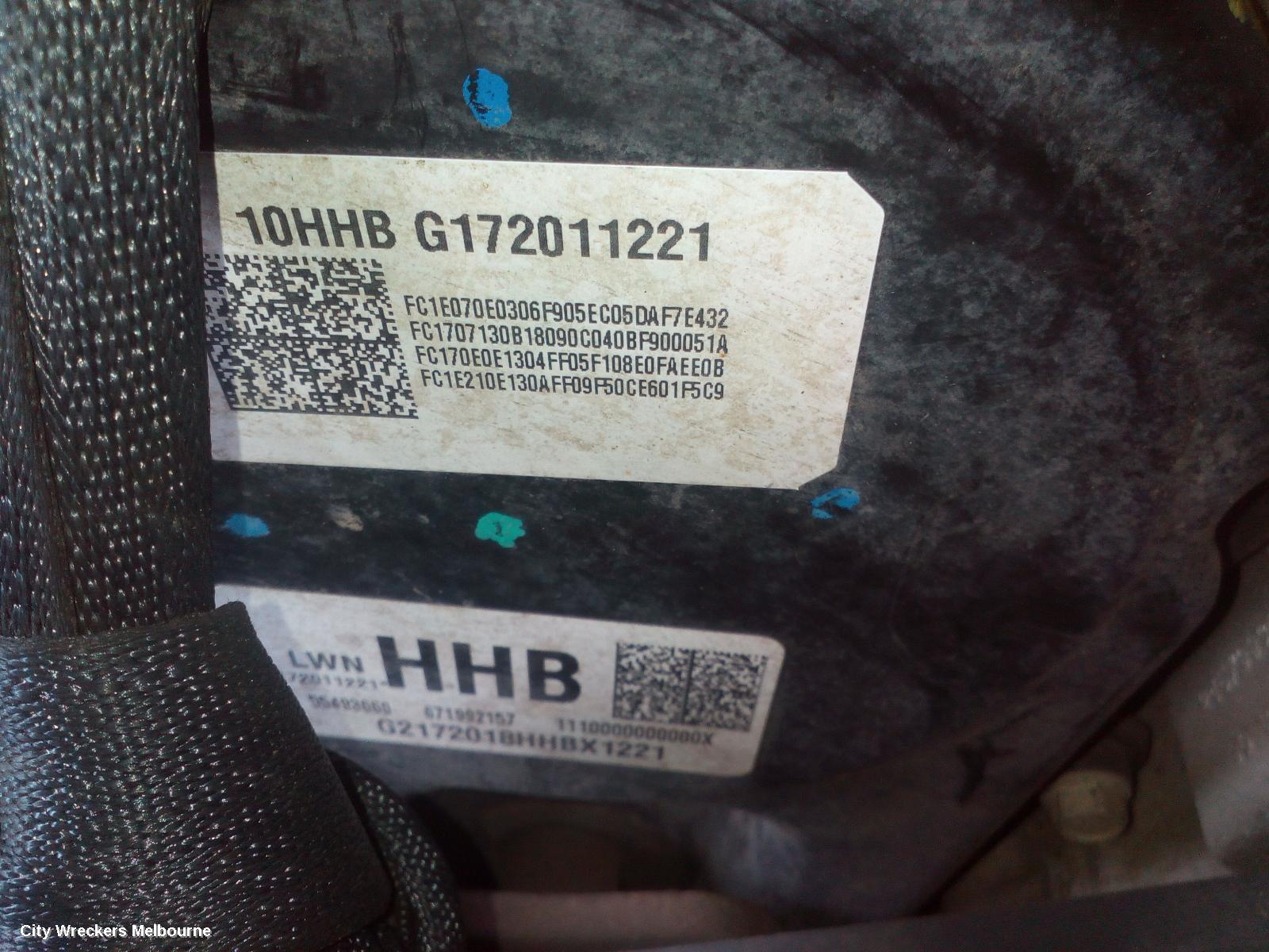 HOLDEN COLORADO ENGINE, DIESEL, 2.8, LWN, TURBO, EURO 5, AUTO T/M, RG, 07/2016 - 12/2020 - Image 3