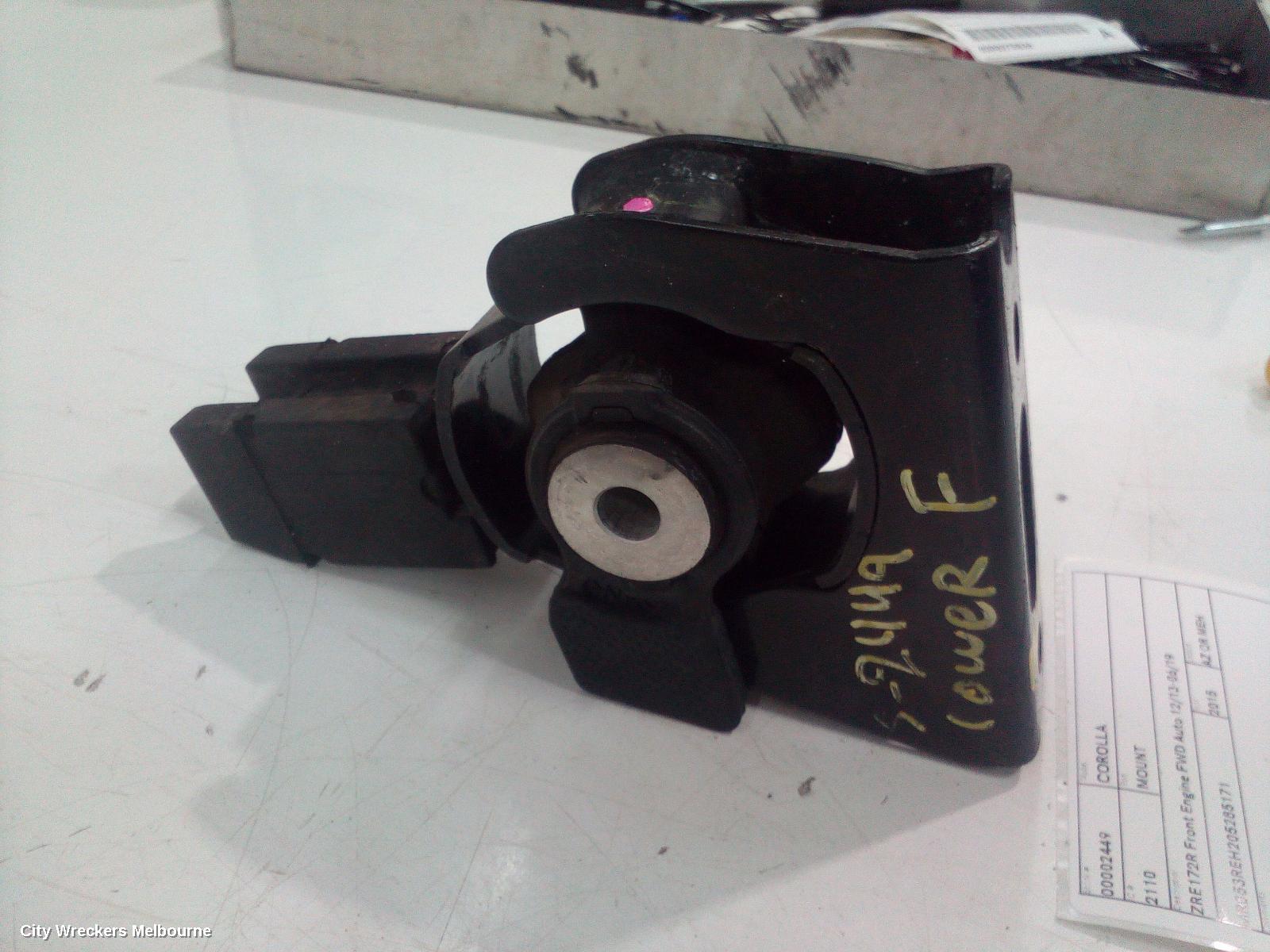 TOYOTA COROLLA MOUNT, ZRE172R FRONT ENGINE FWD AUTO 12/2013 - 06/2019 - Image 3