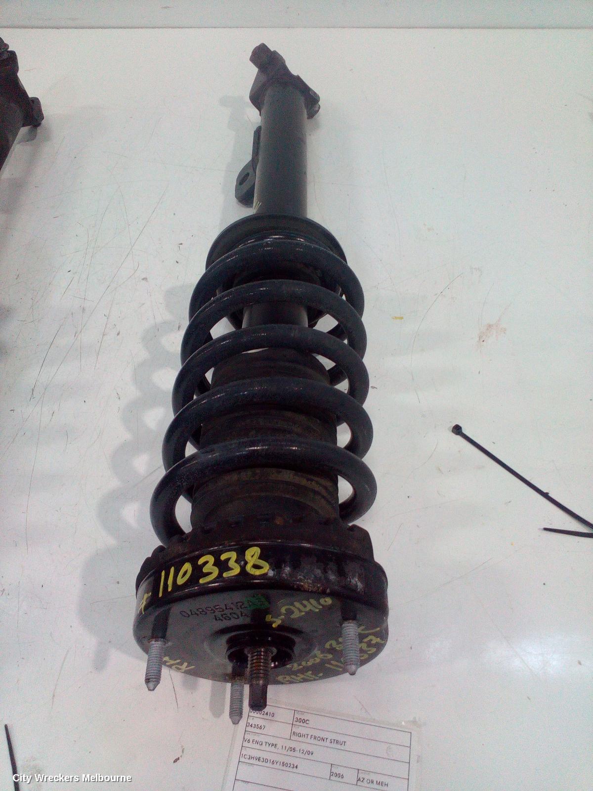 CHRYSLER 300C RIGHT FRONT STRUT, V6 ENG TYPE, 11/2005 - 12/2009 - Image 3