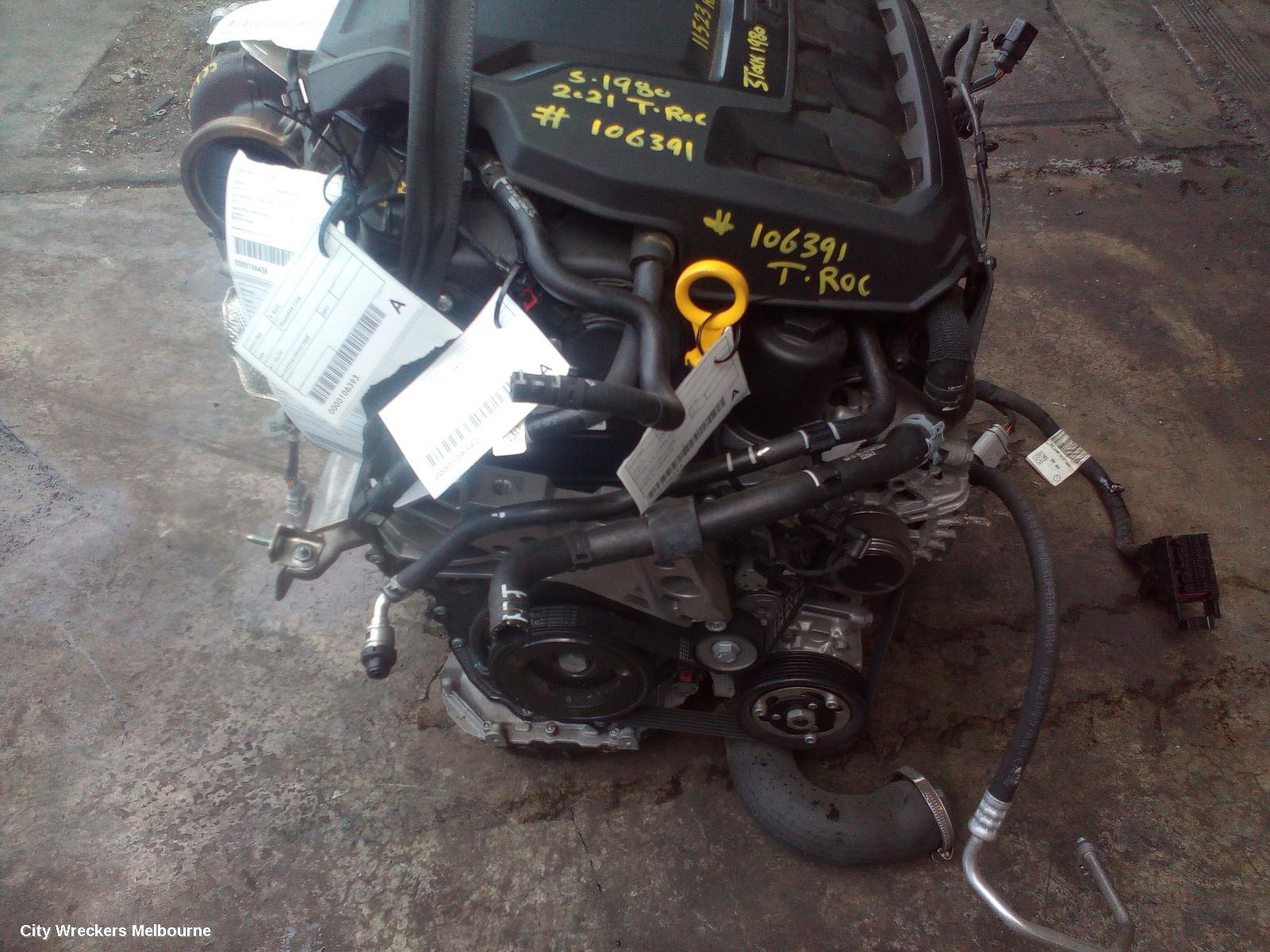 VOLKSWAGEN T-ROC ENGINE, PETROL, 2.0, TURBO, CZPB CODE, A1, 03/2020 ONWARDS - Image 2
