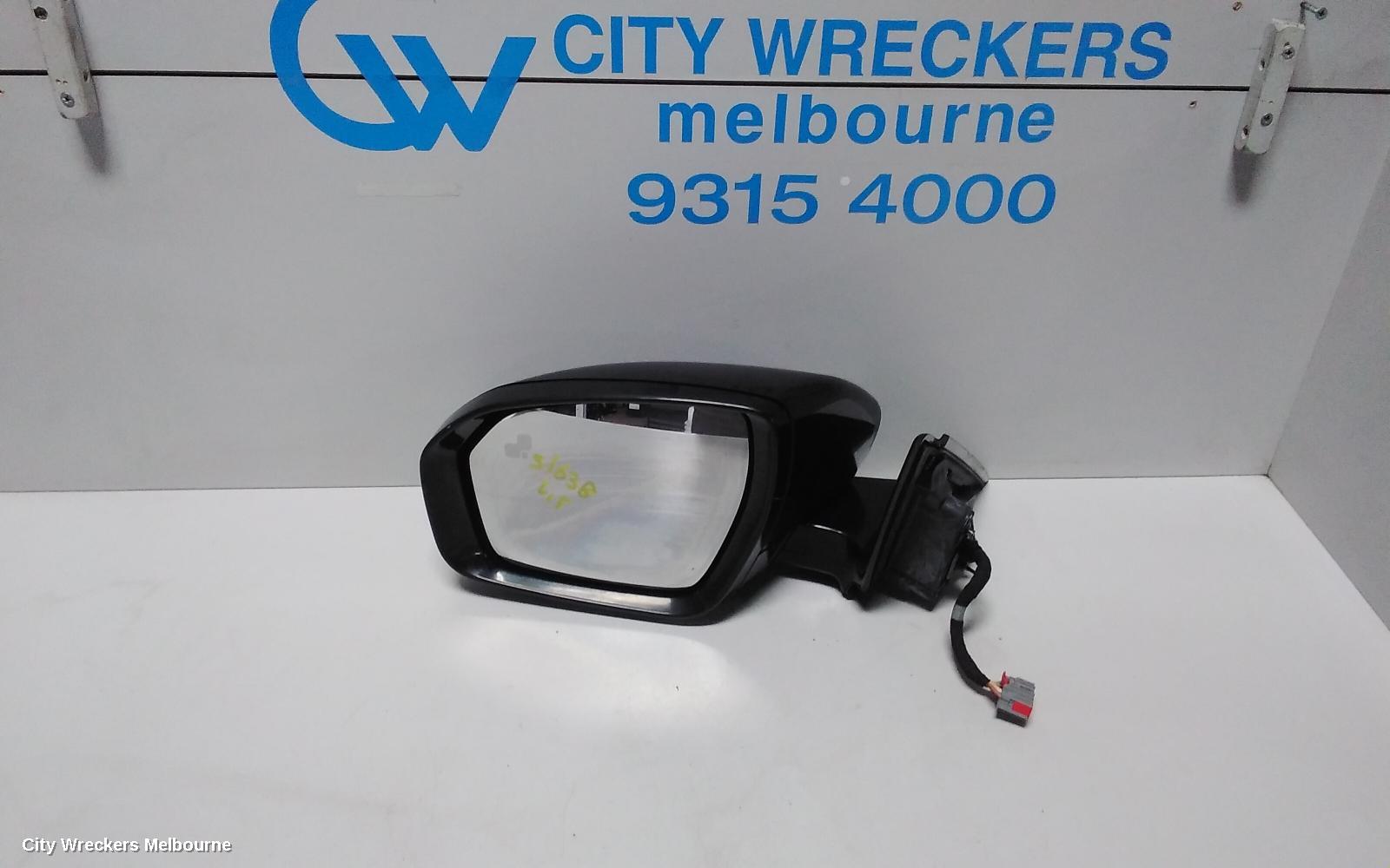 LAND ROVER RANGEROVER EVOQUE LEFT DOOR MIRROR, L538, NON MEMORY, NON BLINDSPOT, W/ FLASHER, NON APPROACH LIGHT TYPE, 11/2011 - 12/2013 - Image 1