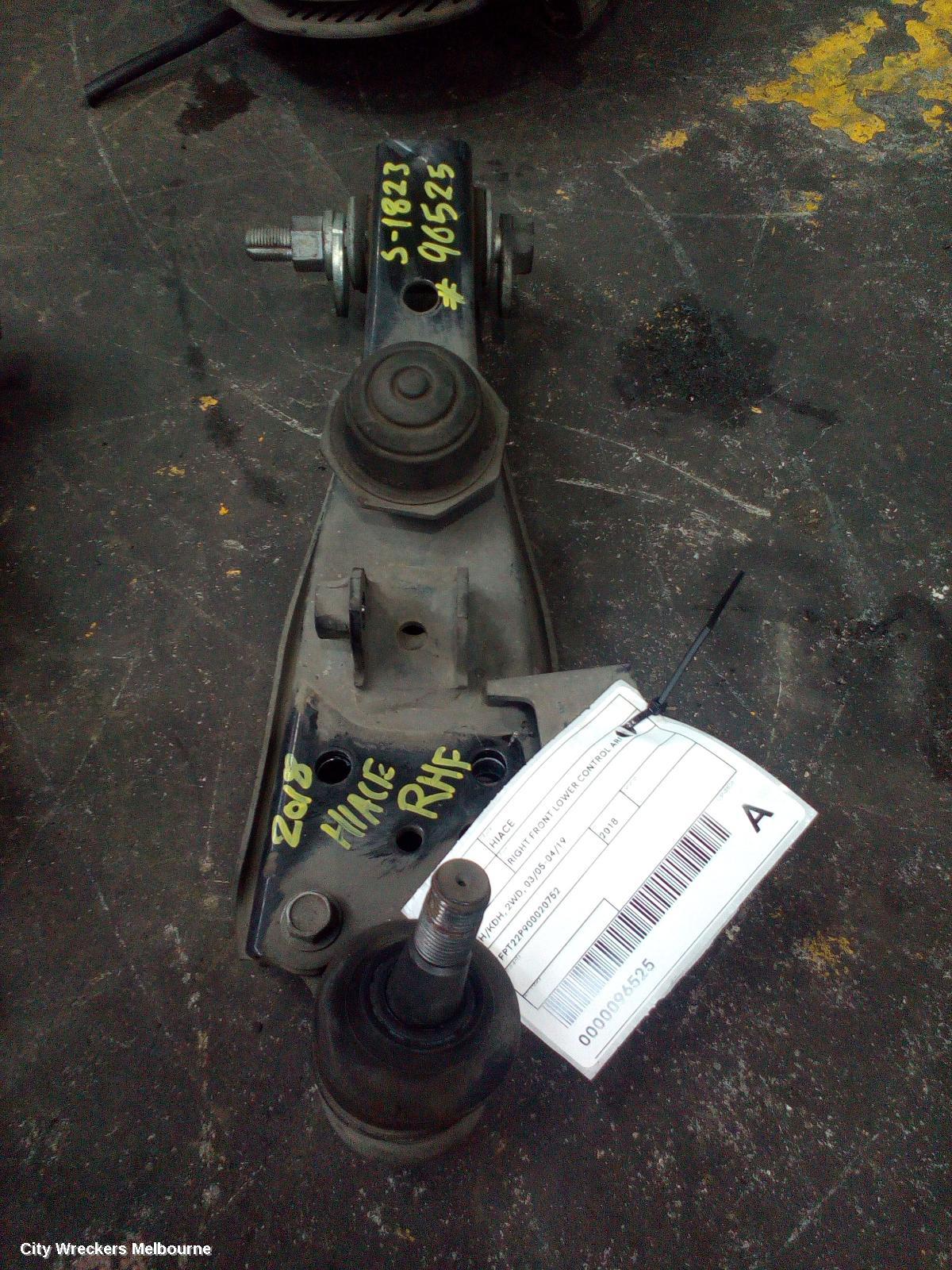 TOYOTA HIACE RIGHT FRONT LOWER CONTROL ARM, TRH/KDH, 2WD, 03/2005 - 04/2019 - Image 1